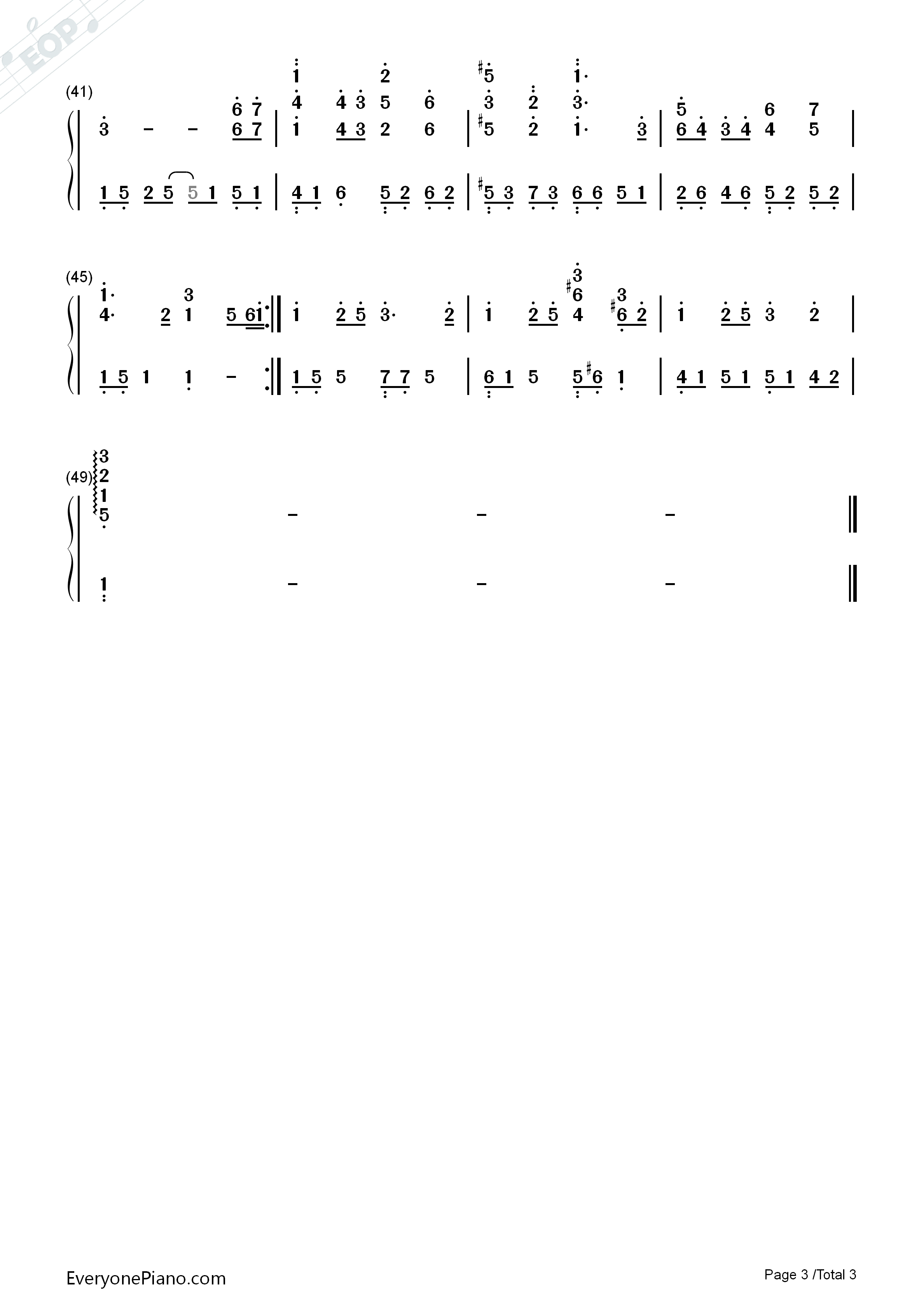 等你下课钢琴简谱_周杰伦演唱