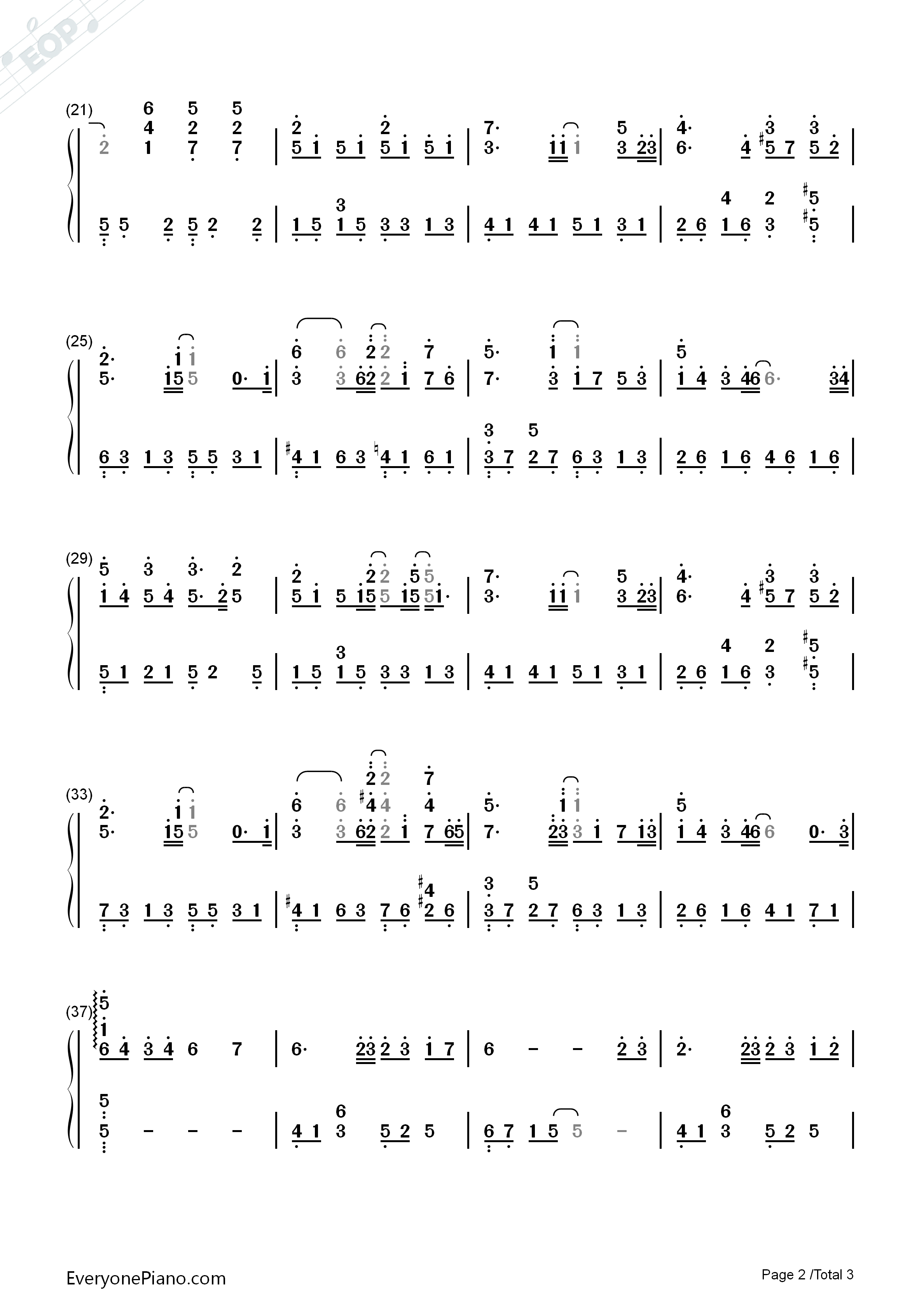 等你下课钢琴简谱_周杰伦演唱