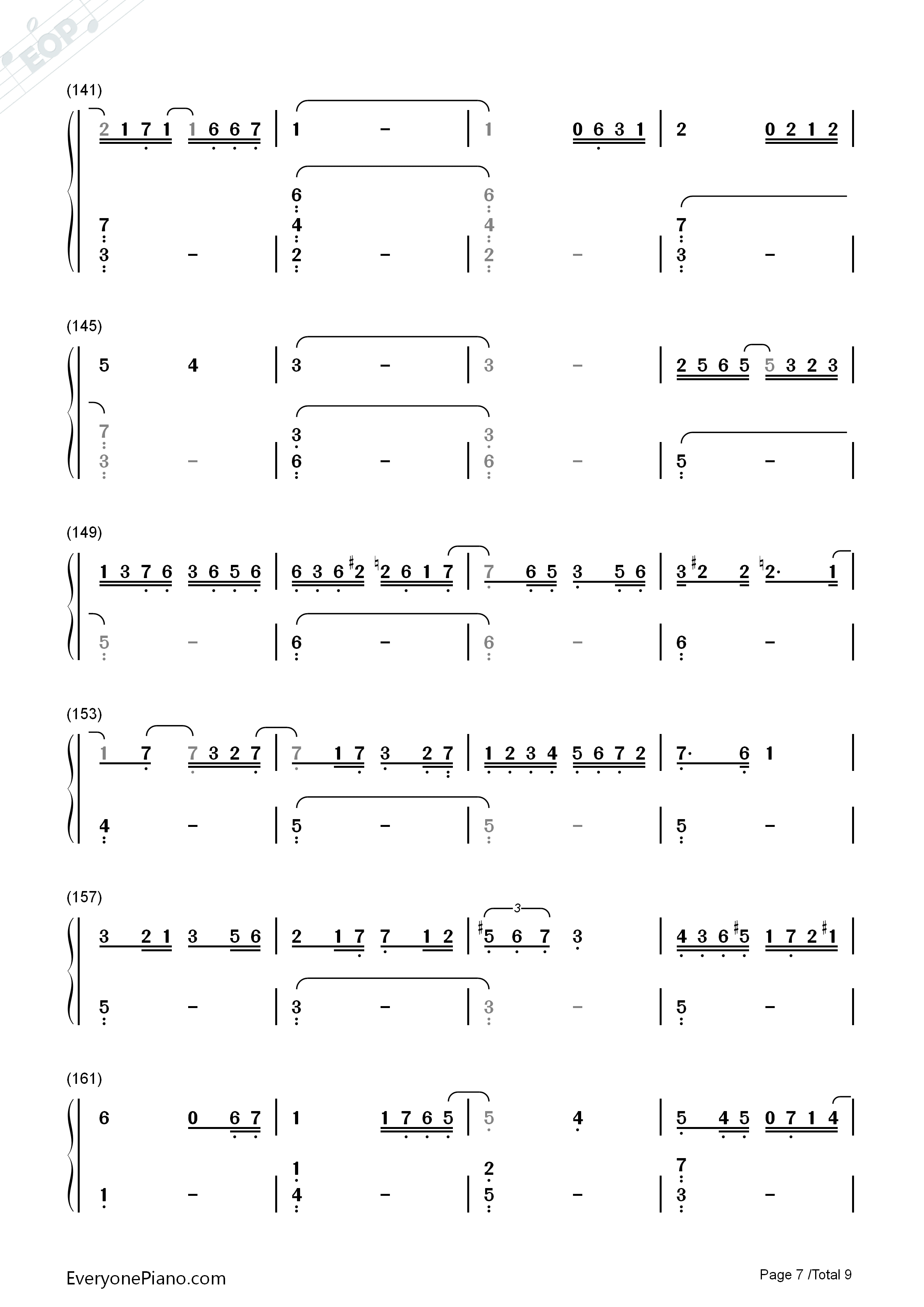碧き願い钢琴简谱_佐坂めぐみ演唱