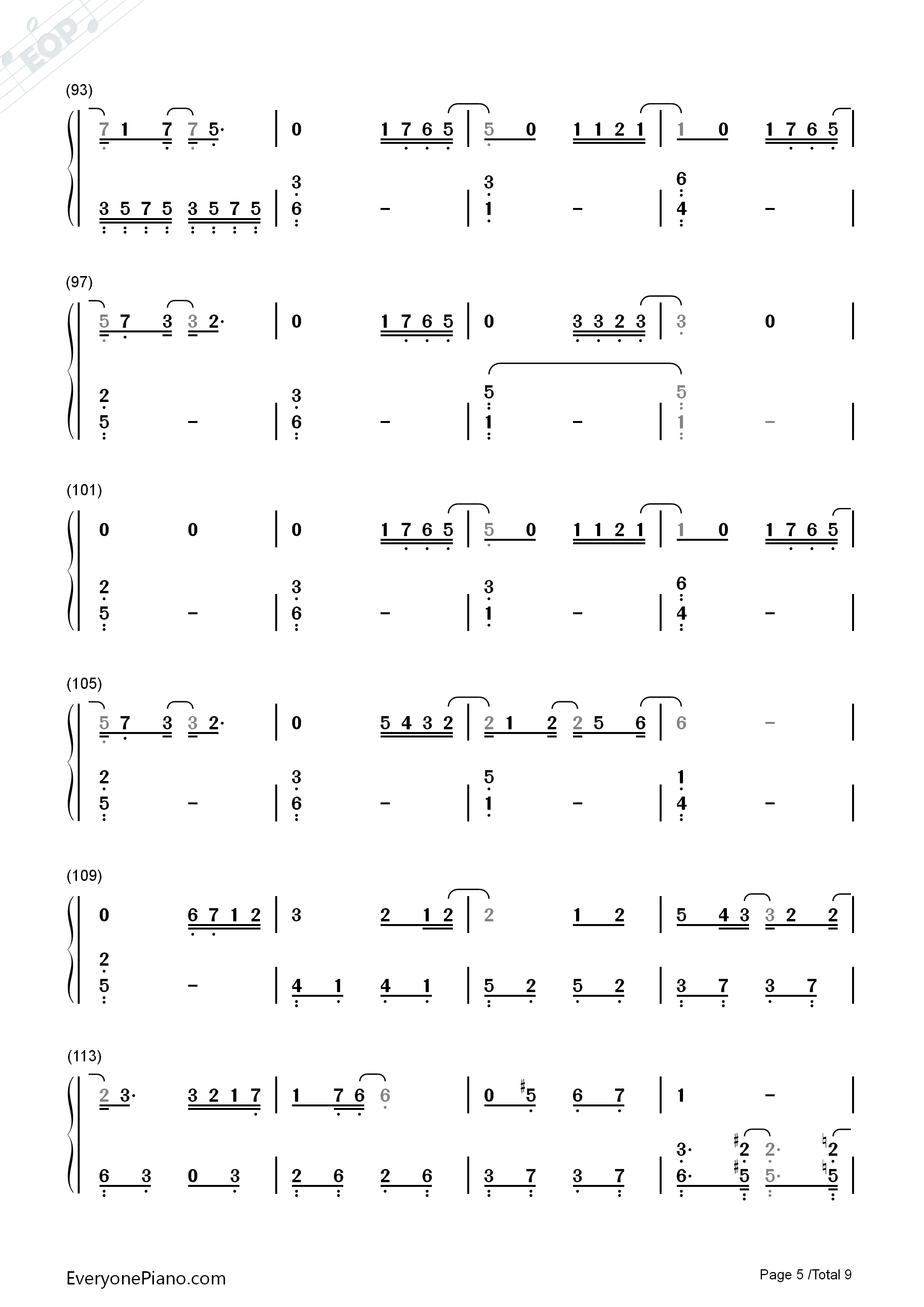 碧き願い钢琴简谱_佐坂めぐみ演唱