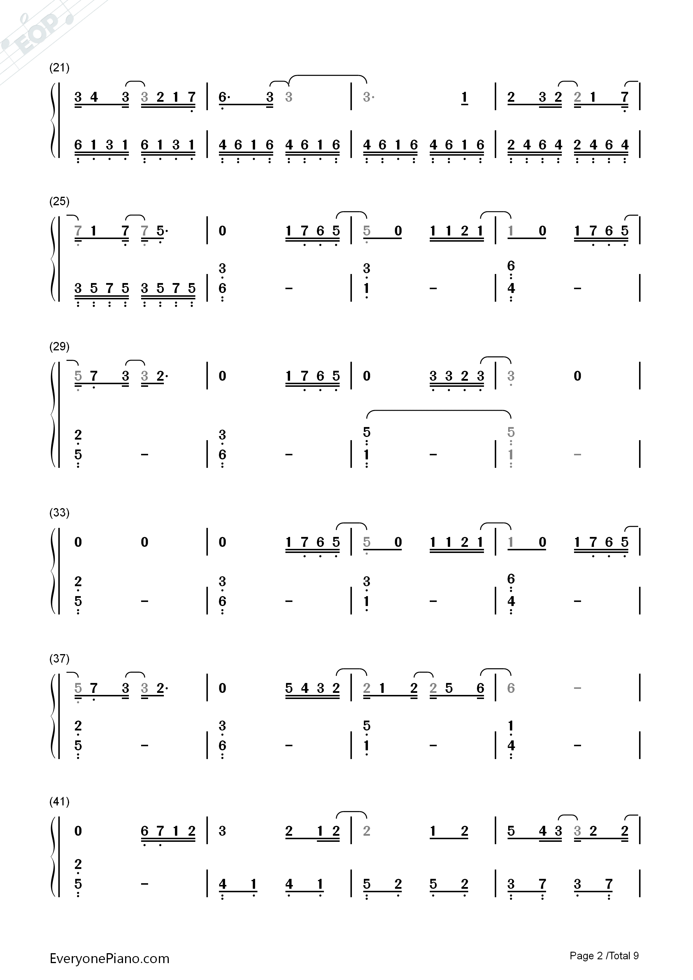 碧き願い钢琴简谱_佐坂めぐみ演唱