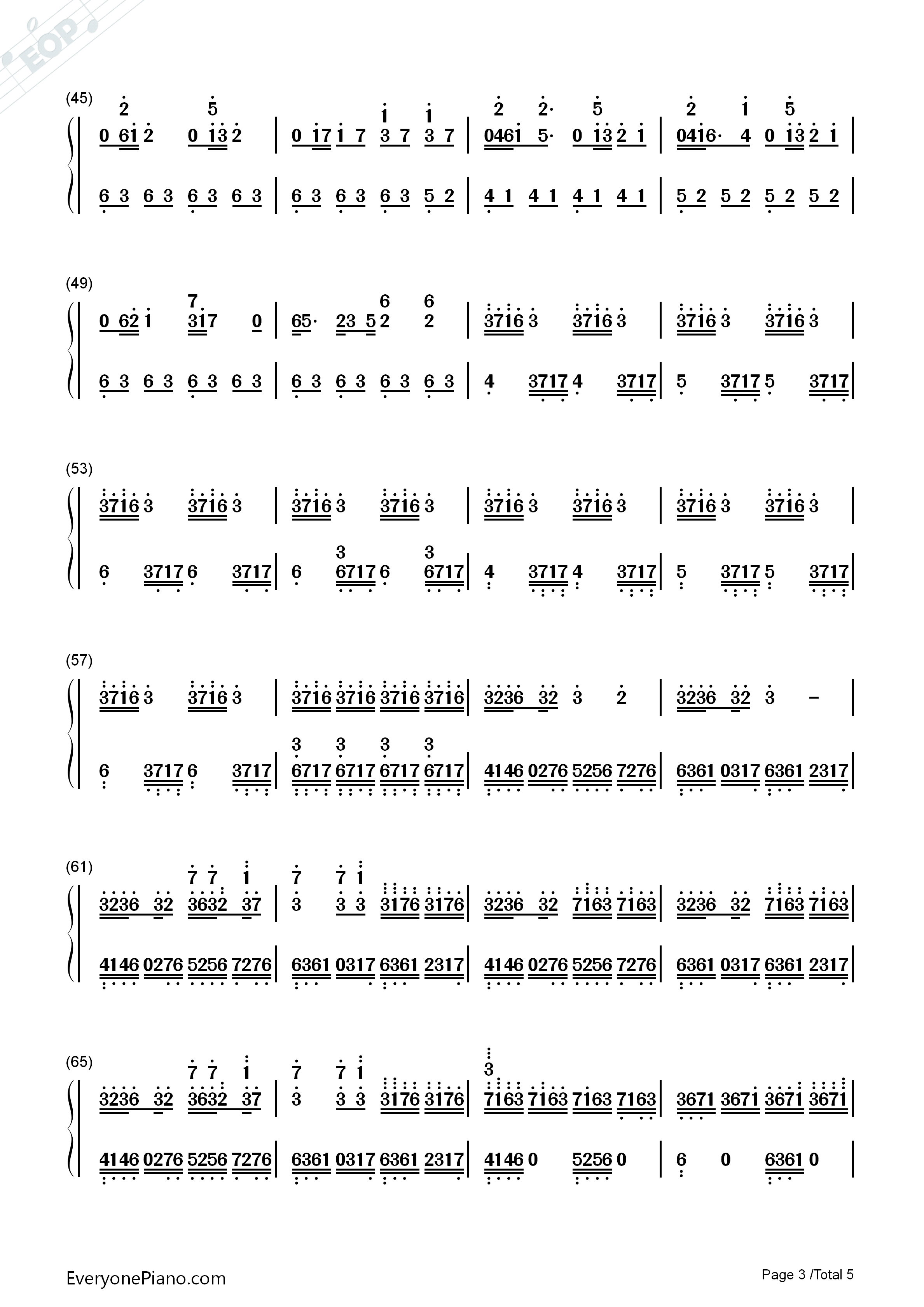 Luv_Letter钢琴简谱_Dj_Okawari演唱