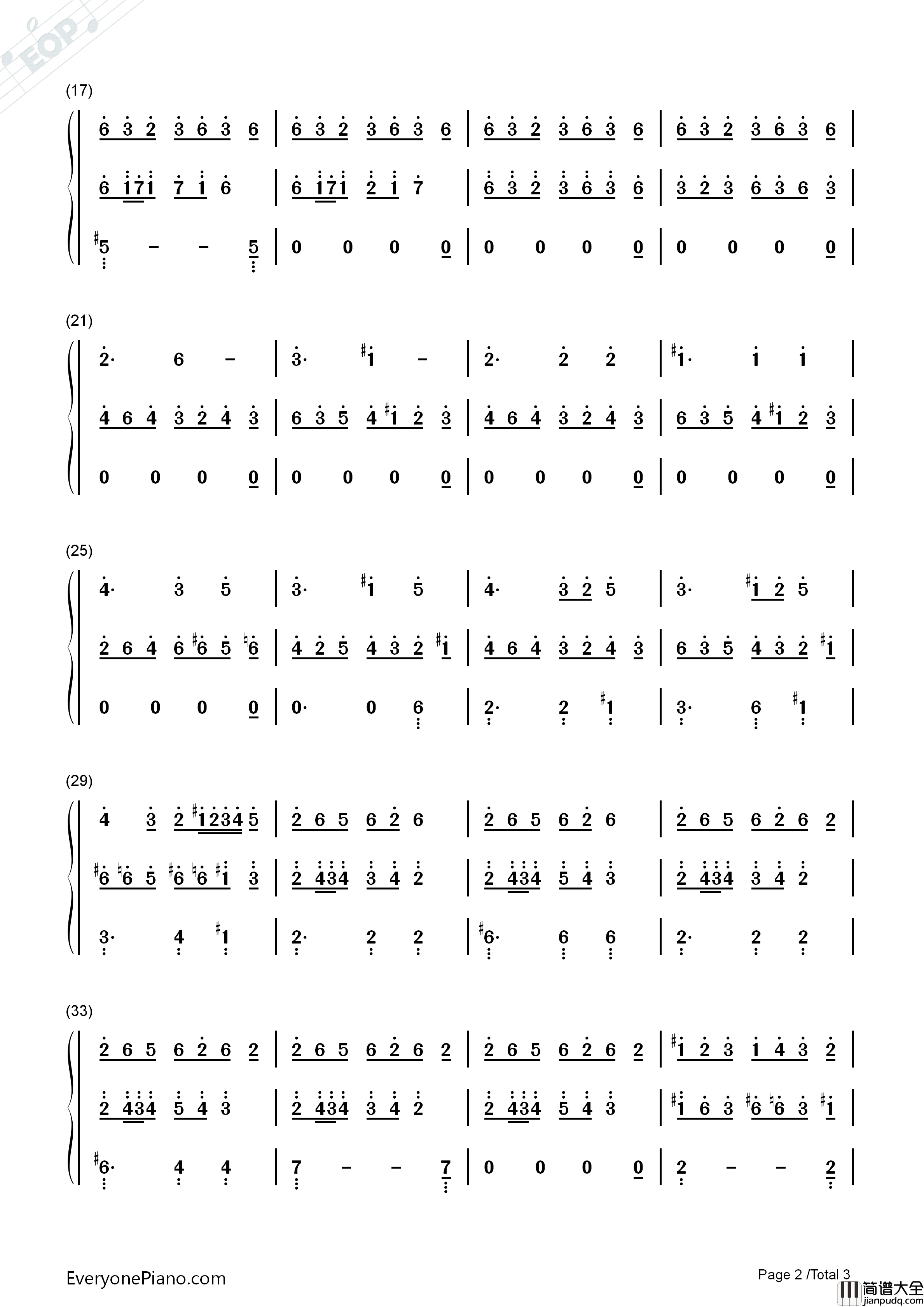 The_Mirror_Lied钢琴简谱_Kan_R._Gao演唱
