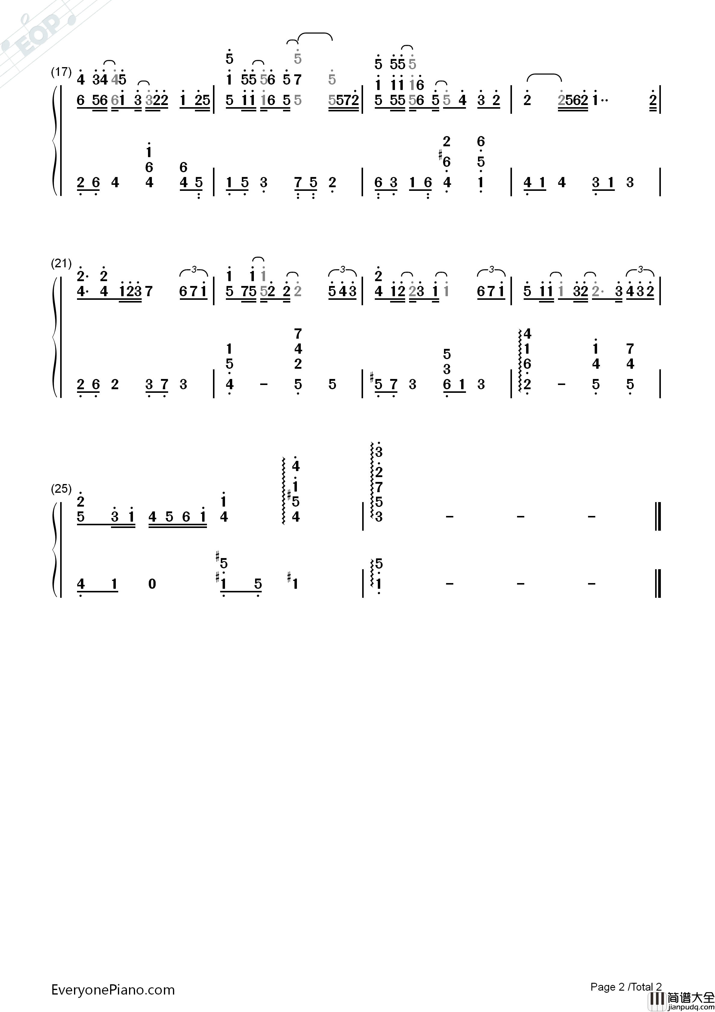 Little_Wing钢琴简谱_榊原ゆい演唱