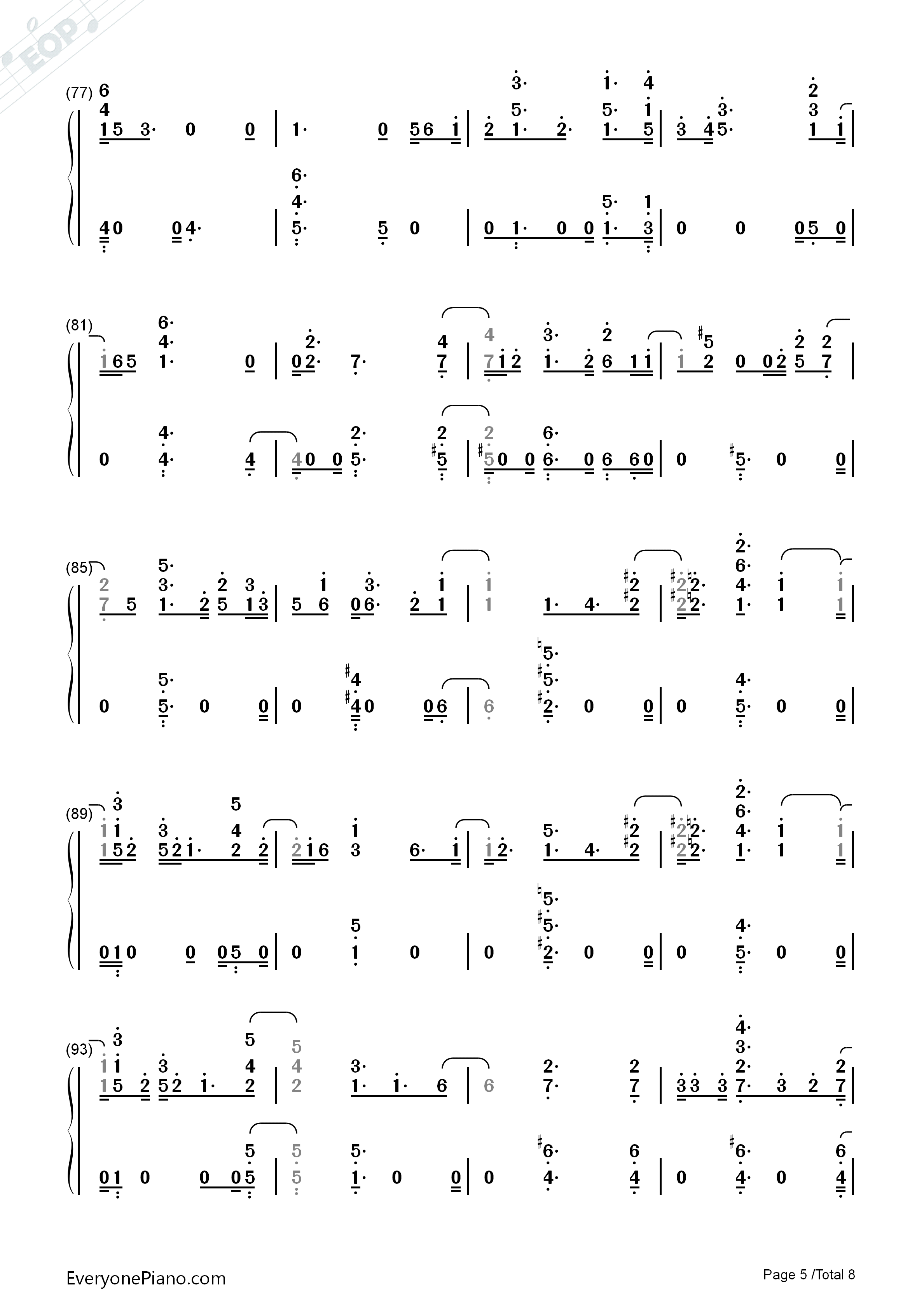 If_You_Leave_Me_Now钢琴简谱_Charlie_Puth演唱