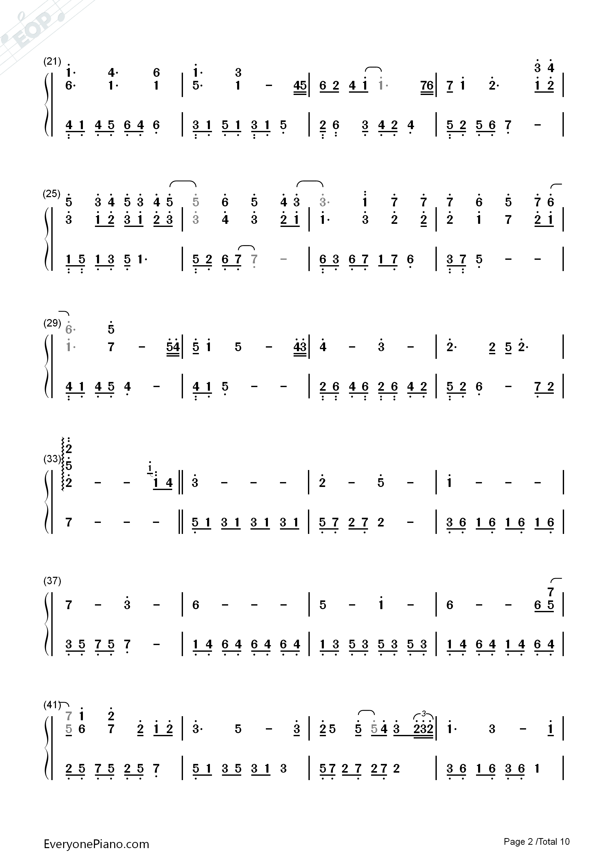 卡农变奏曲钢琴简谱_大卫.蓝兹演唱