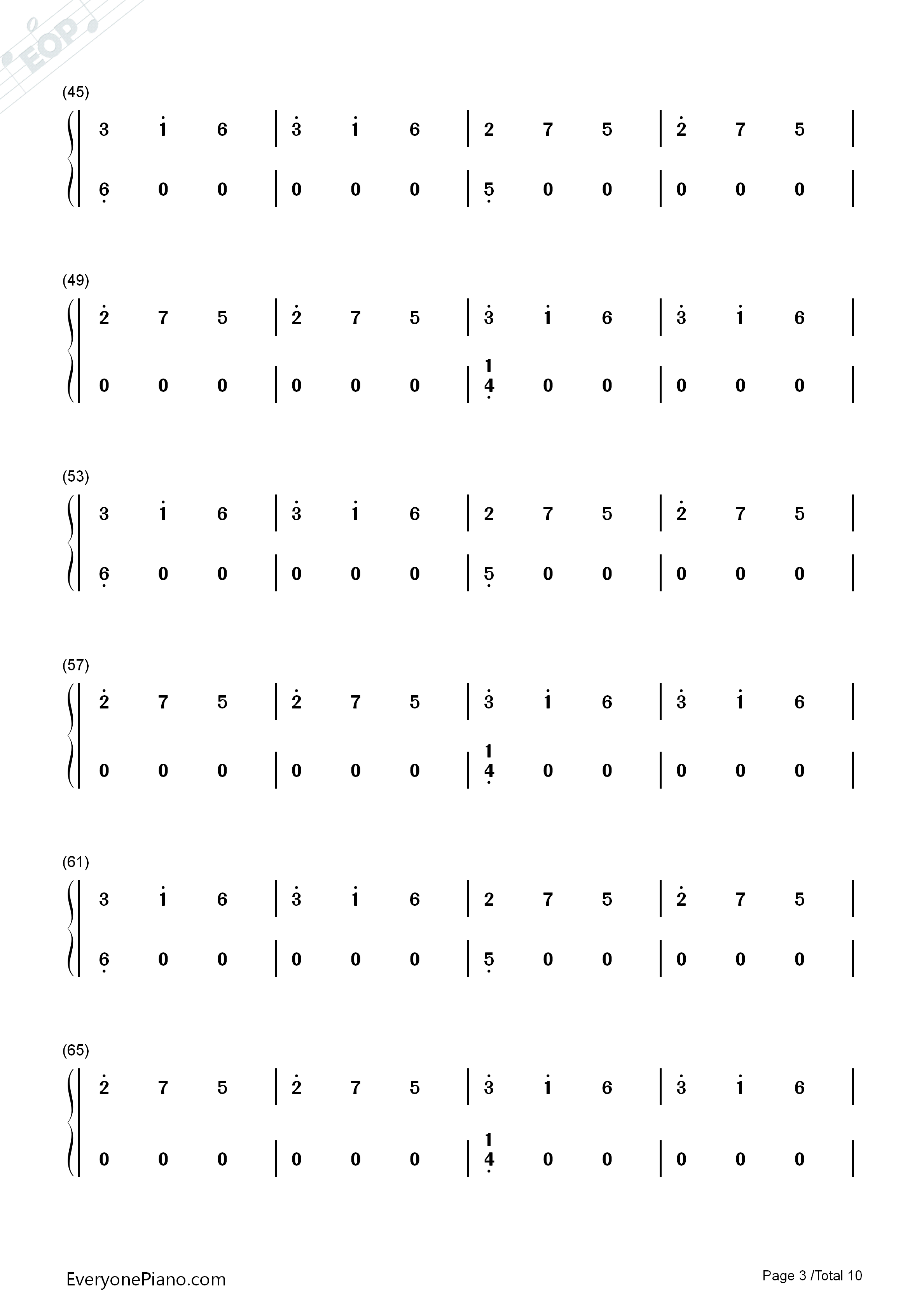 Heaven钢琴简谱_Julia_Michaels演唱