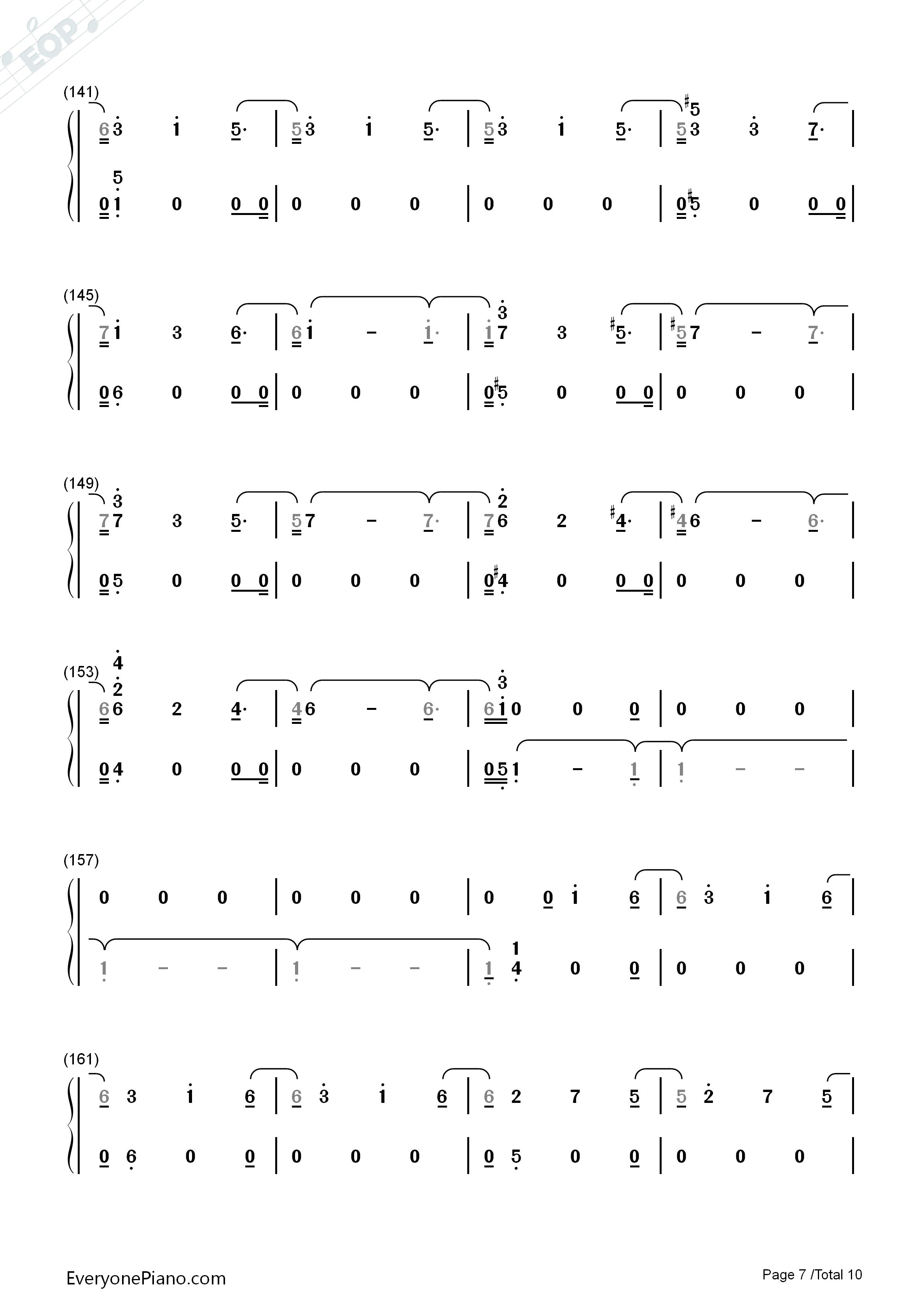 Heaven钢琴简谱_Julia_Michaels演唱