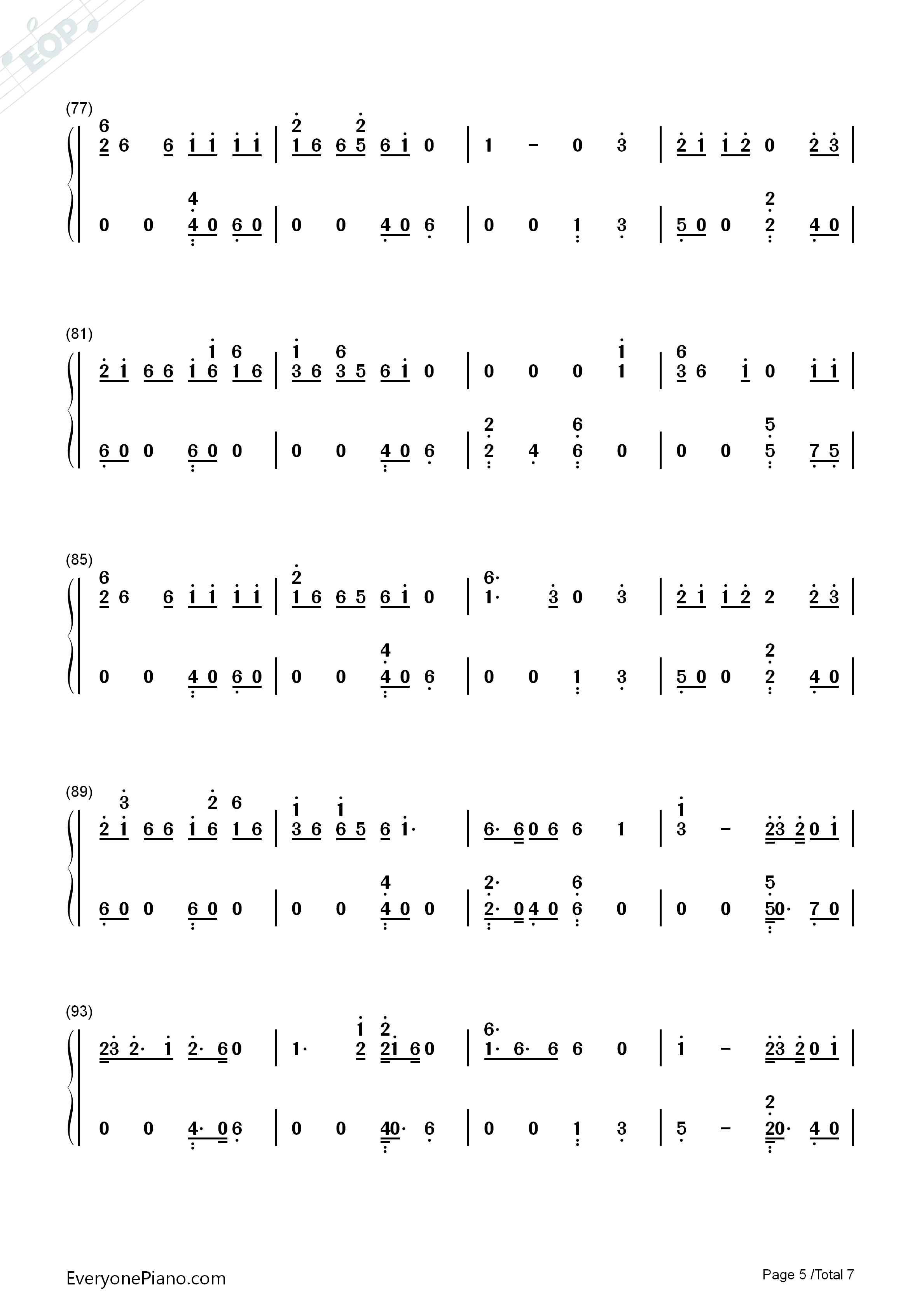 Don't_Blame_Me钢琴简谱_Taylor_Swift演唱