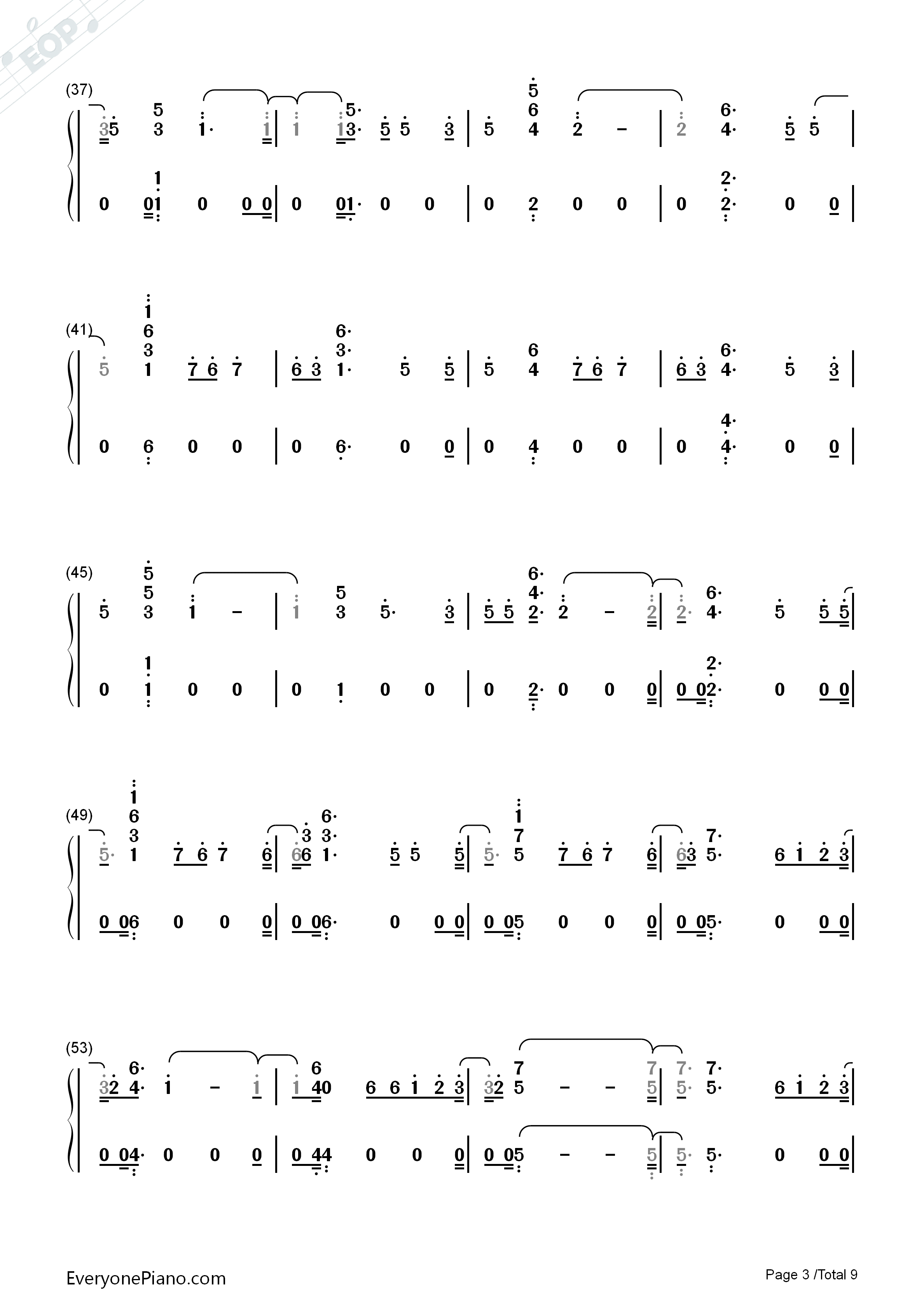 Capital_Letters钢琴简谱_Hailee_Steinfeld演唱