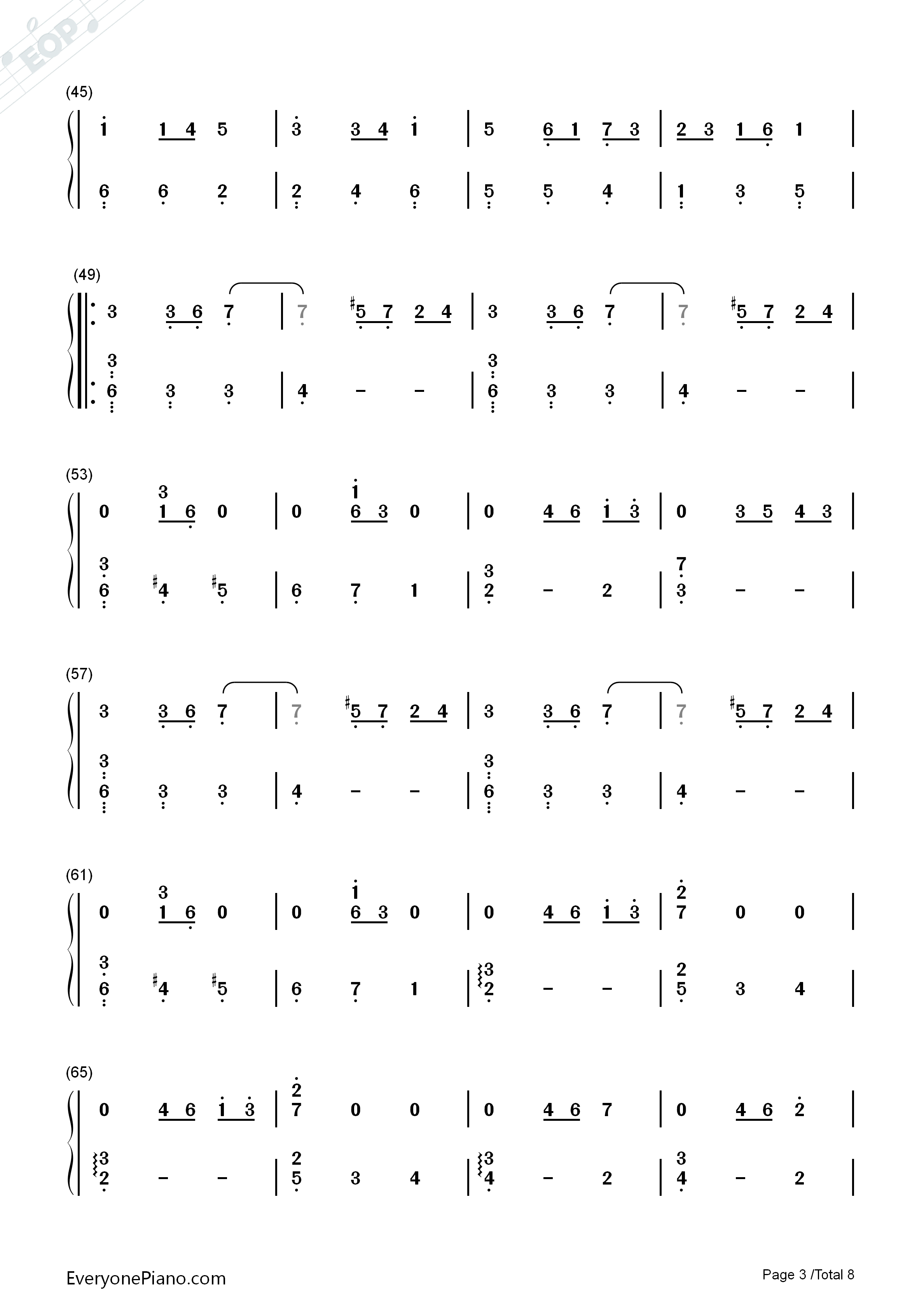 浪漫圆舞曲钢琴简谱_德奥达·德·塞弗拉克演唱