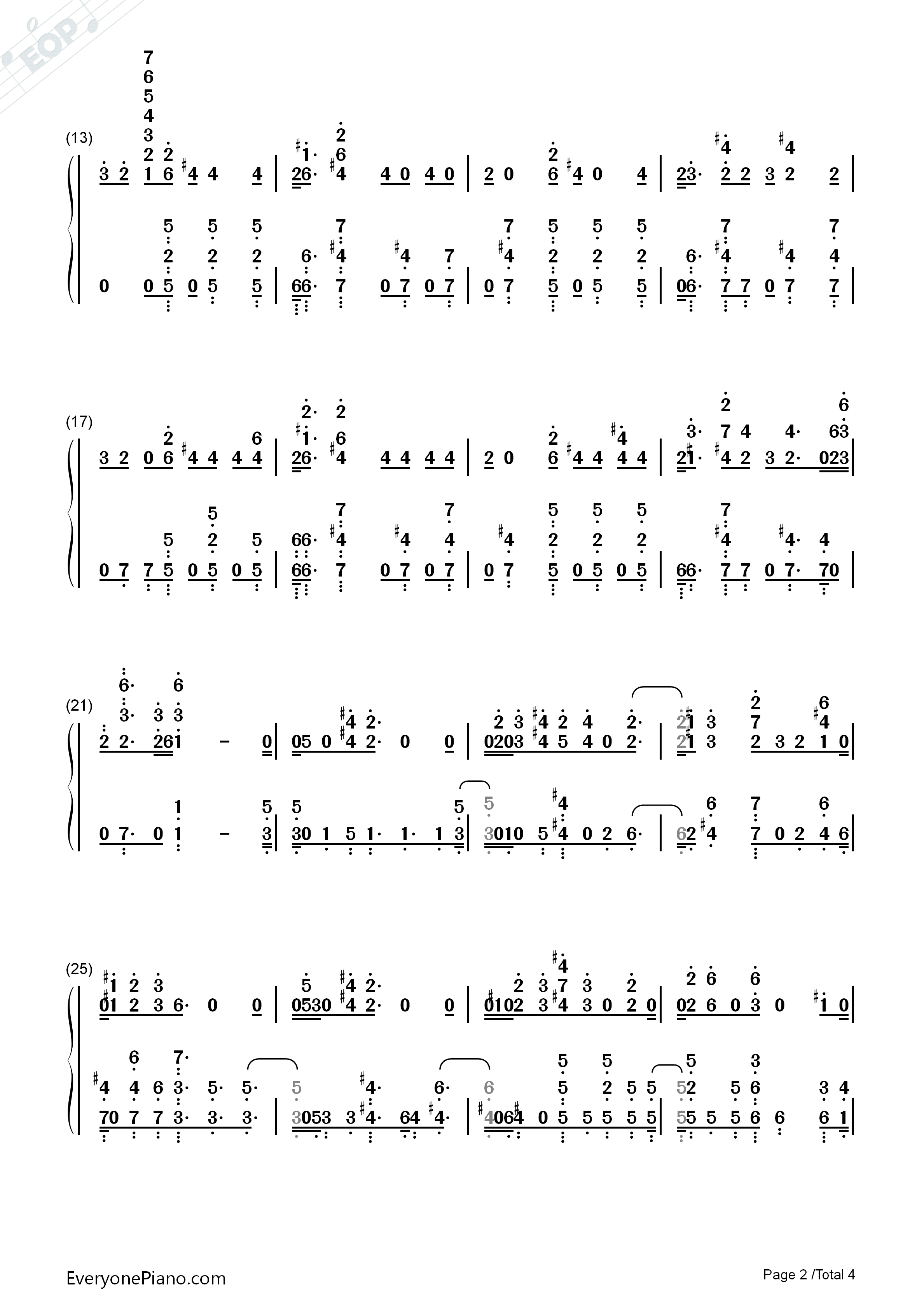 動く動く钢琴简谱_水瀬いのり_久保ユリカ演唱