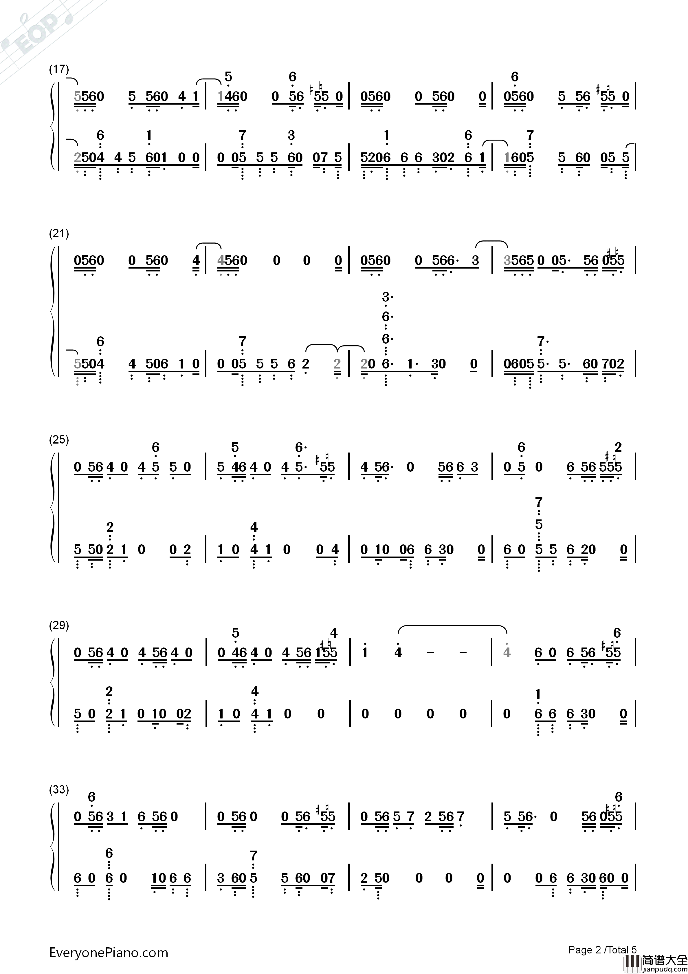 Pray_for_Me钢琴简谱_The_Weeknd_Kendrick_Lamar演唱