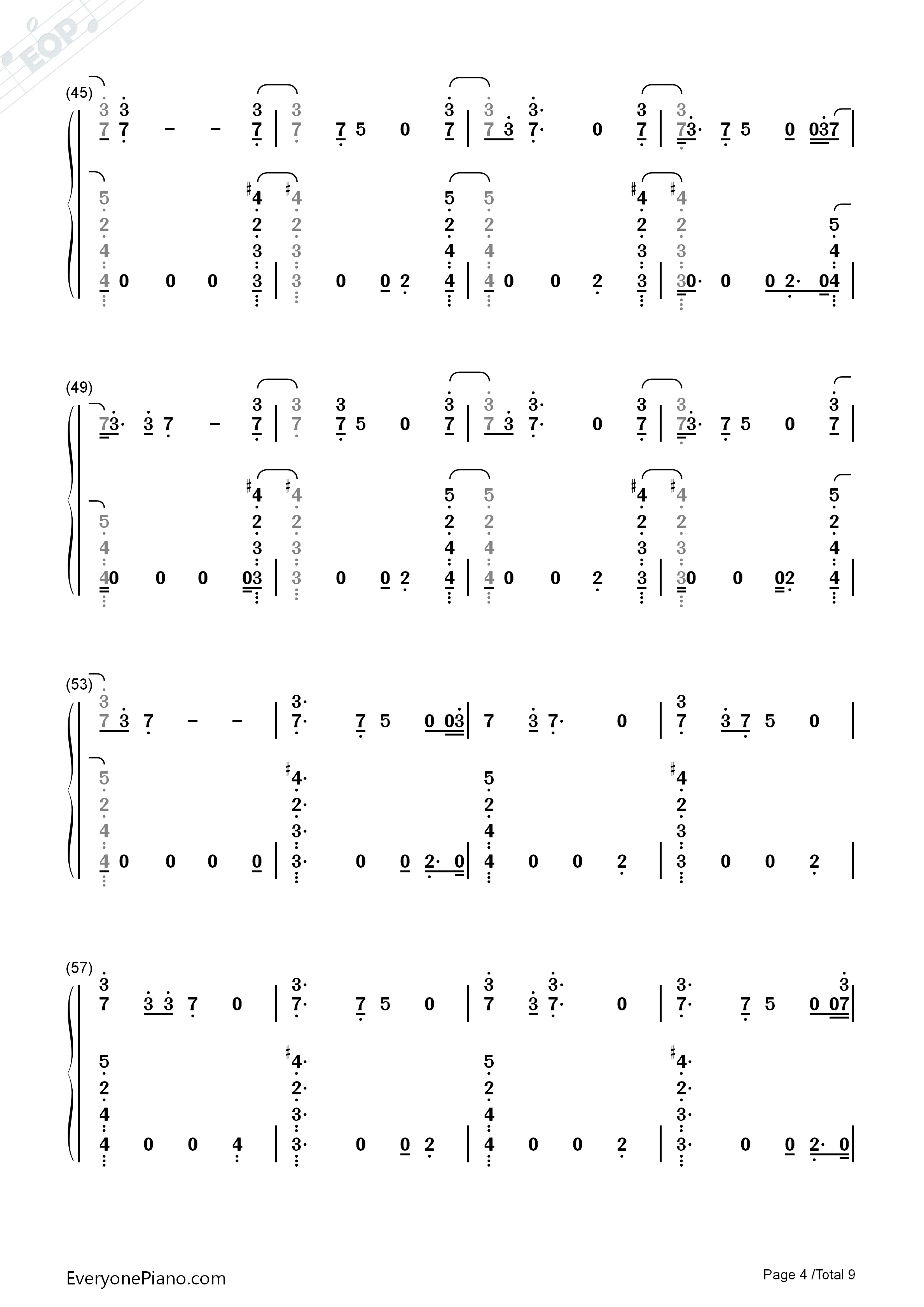 Already_Won钢琴简谱_Kehlani演唱
