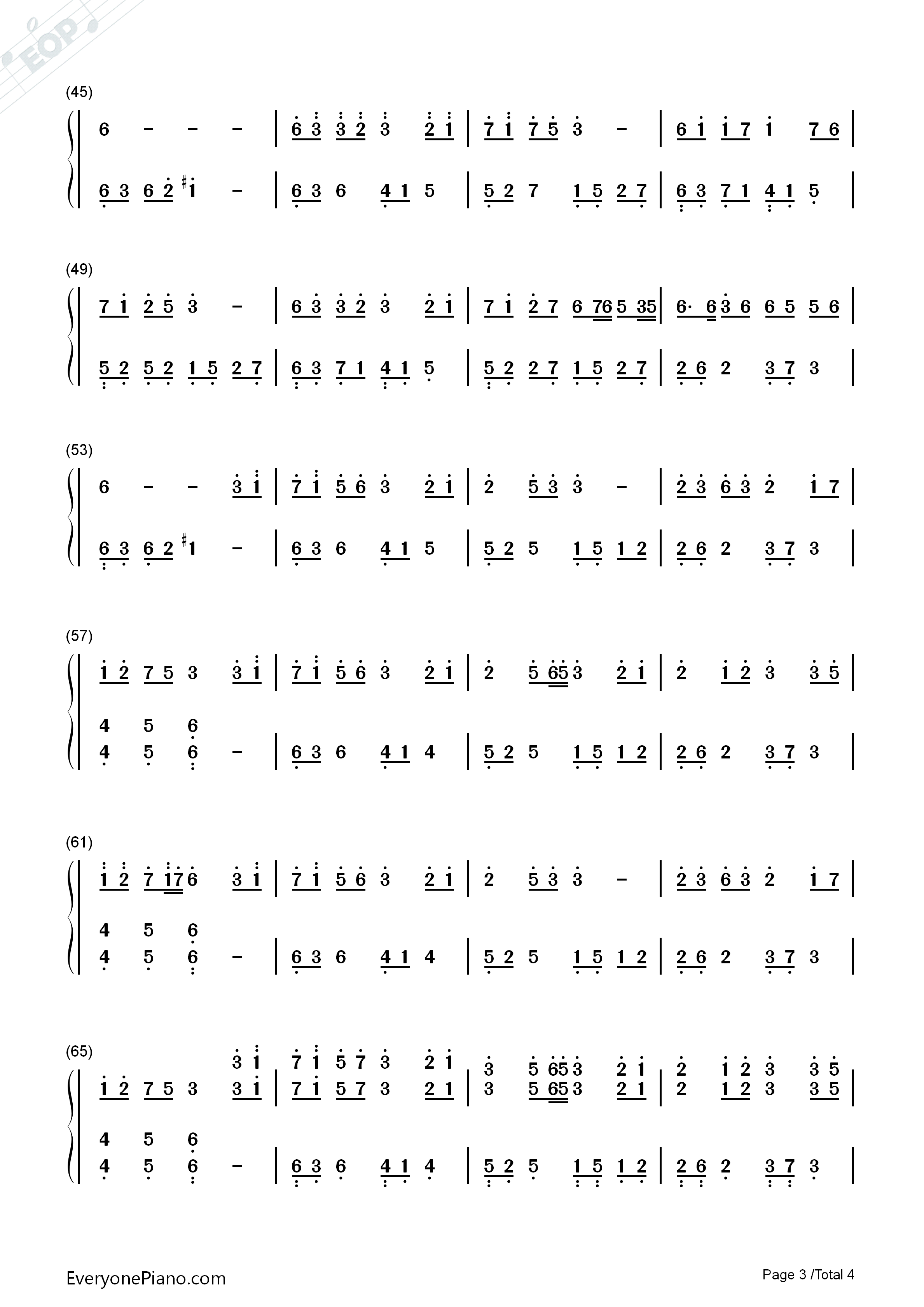 天行九歌钢琴简谱_霍尊演唱