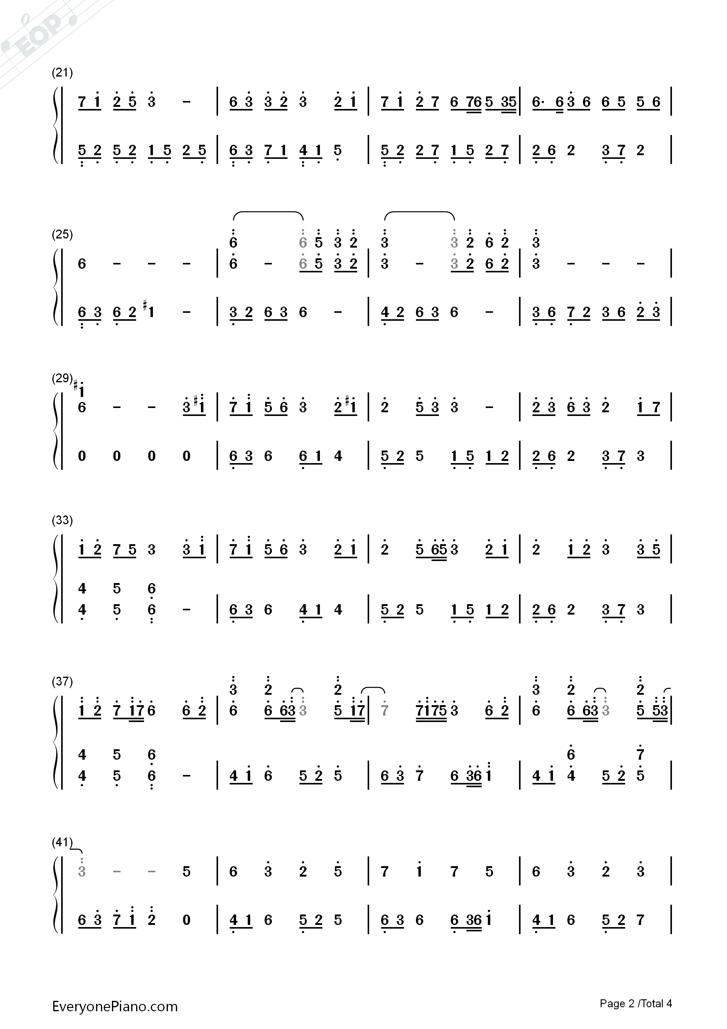 天行九歌钢琴简谱_霍尊演唱