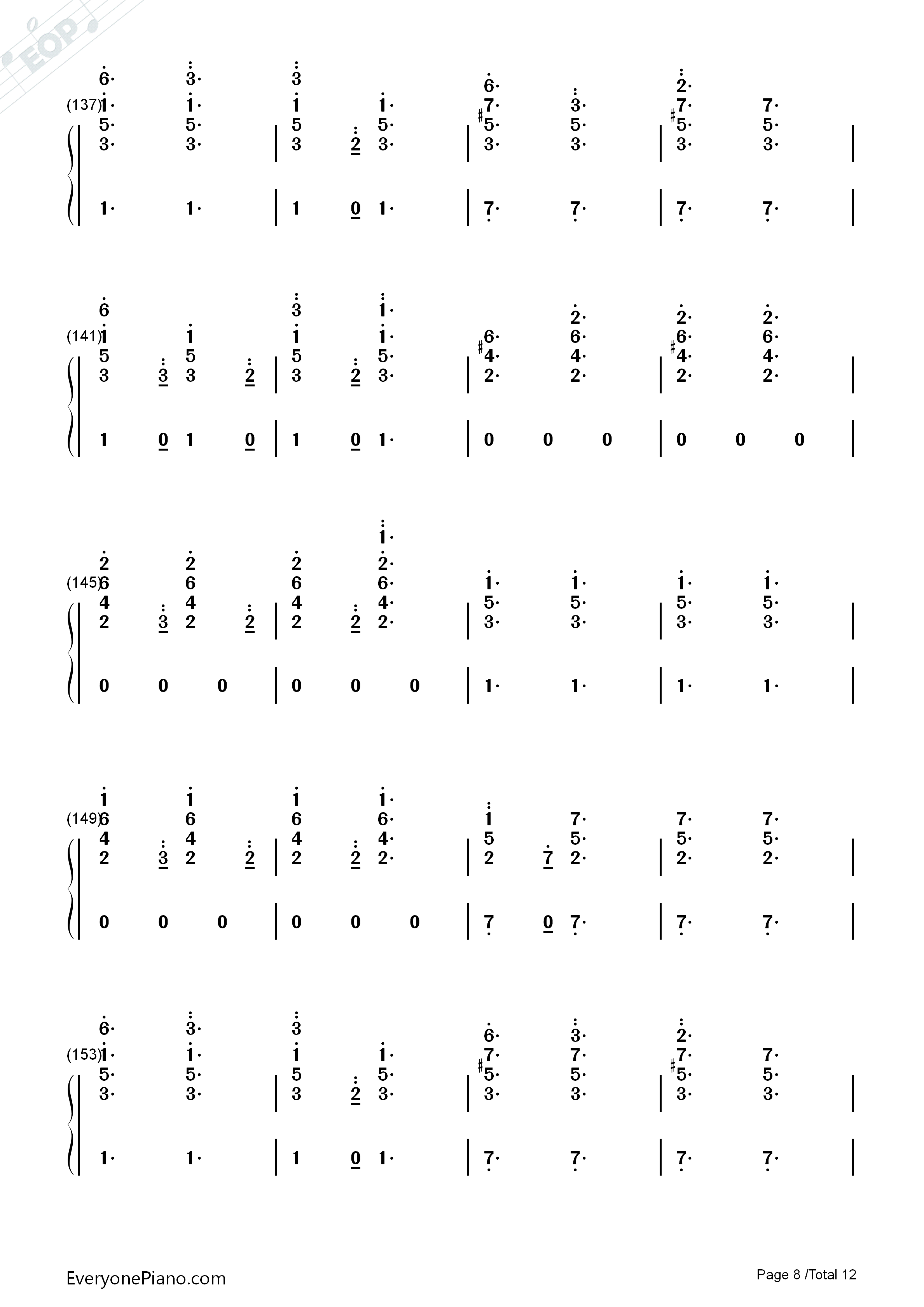 Candy_Cane_Lane钢琴简谱_Sia演唱