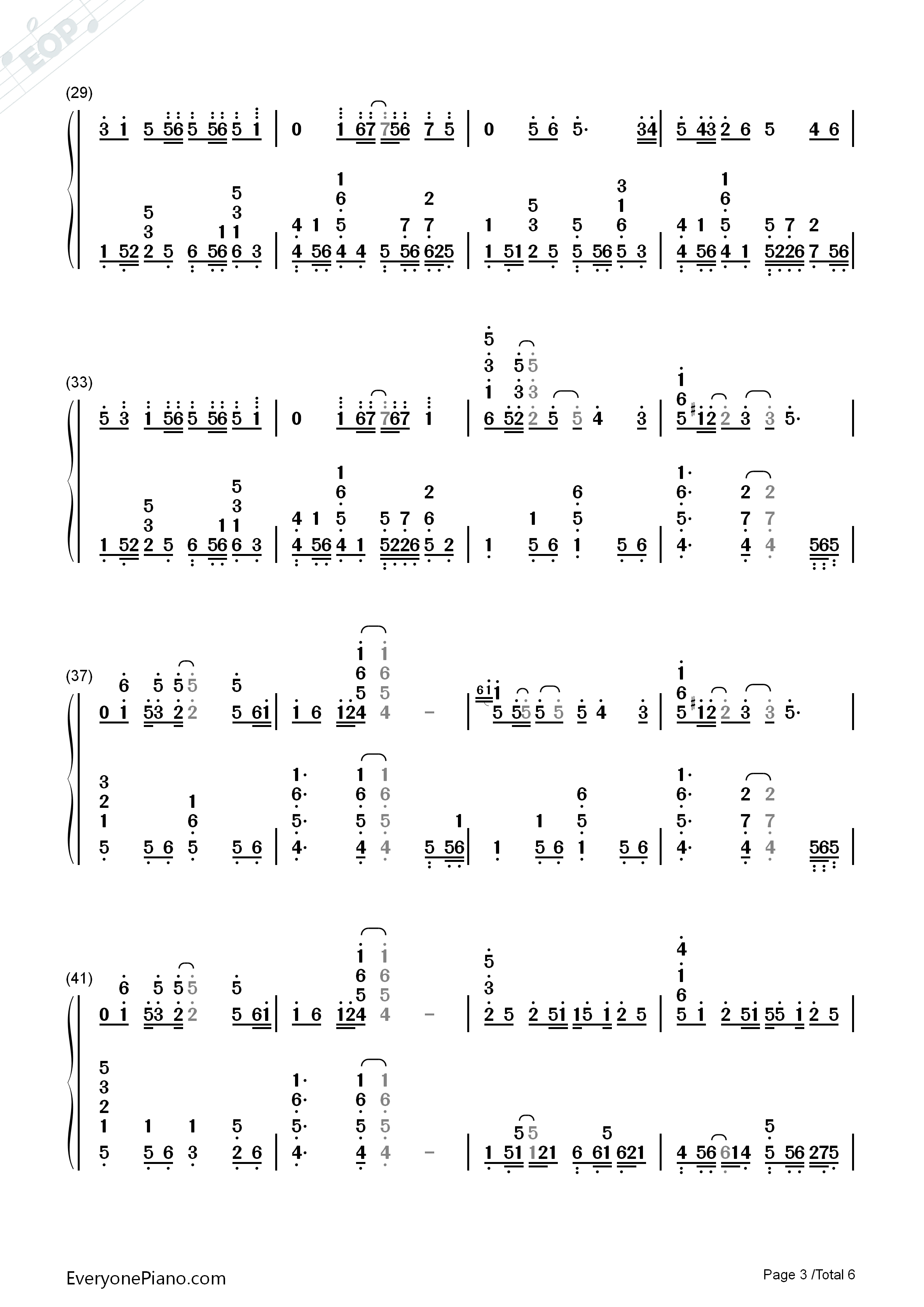 Your_Reality钢琴简谱_Jillian_Ashcraft演唱