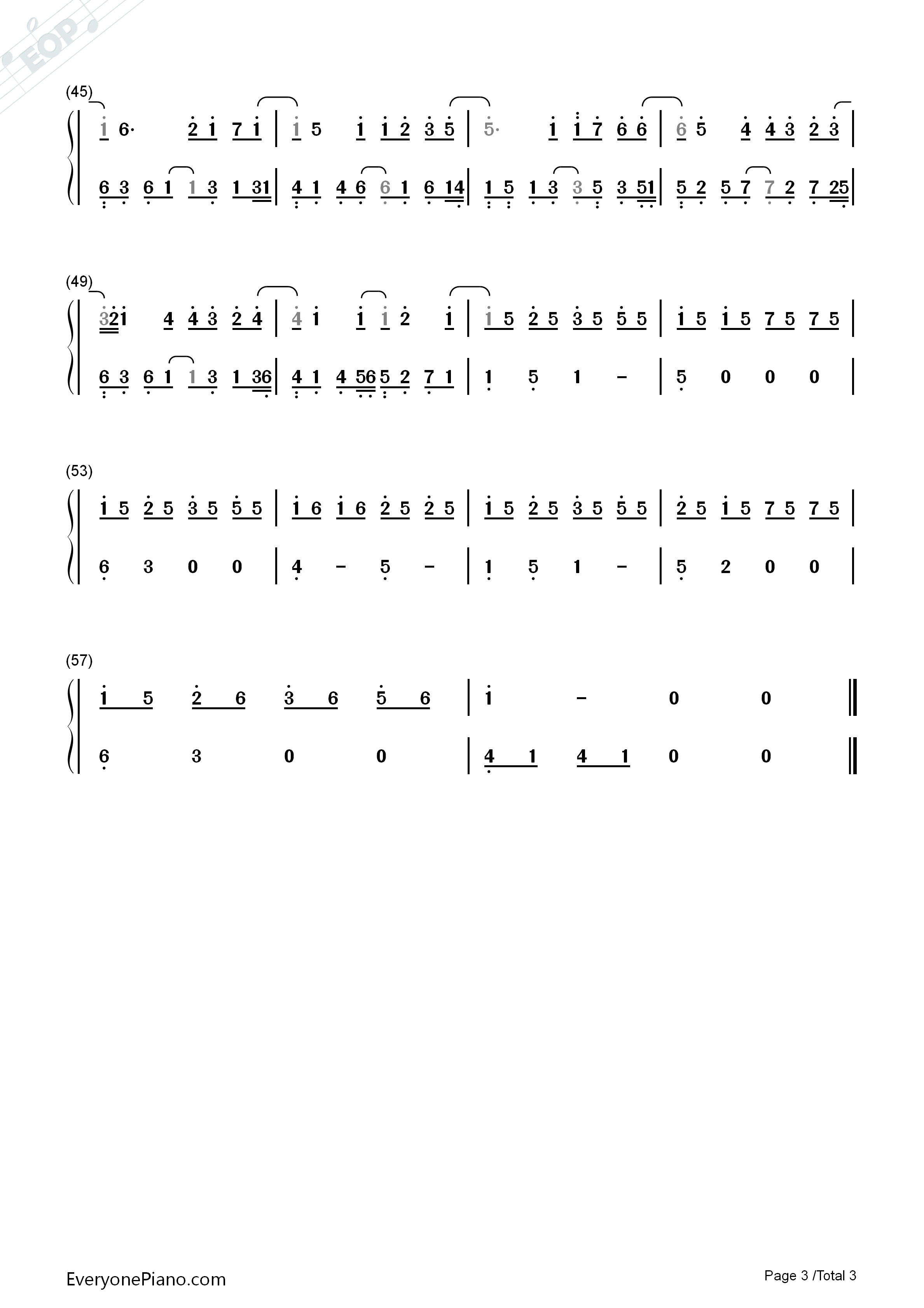 最美的期待钢琴简谱_周笔畅演唱