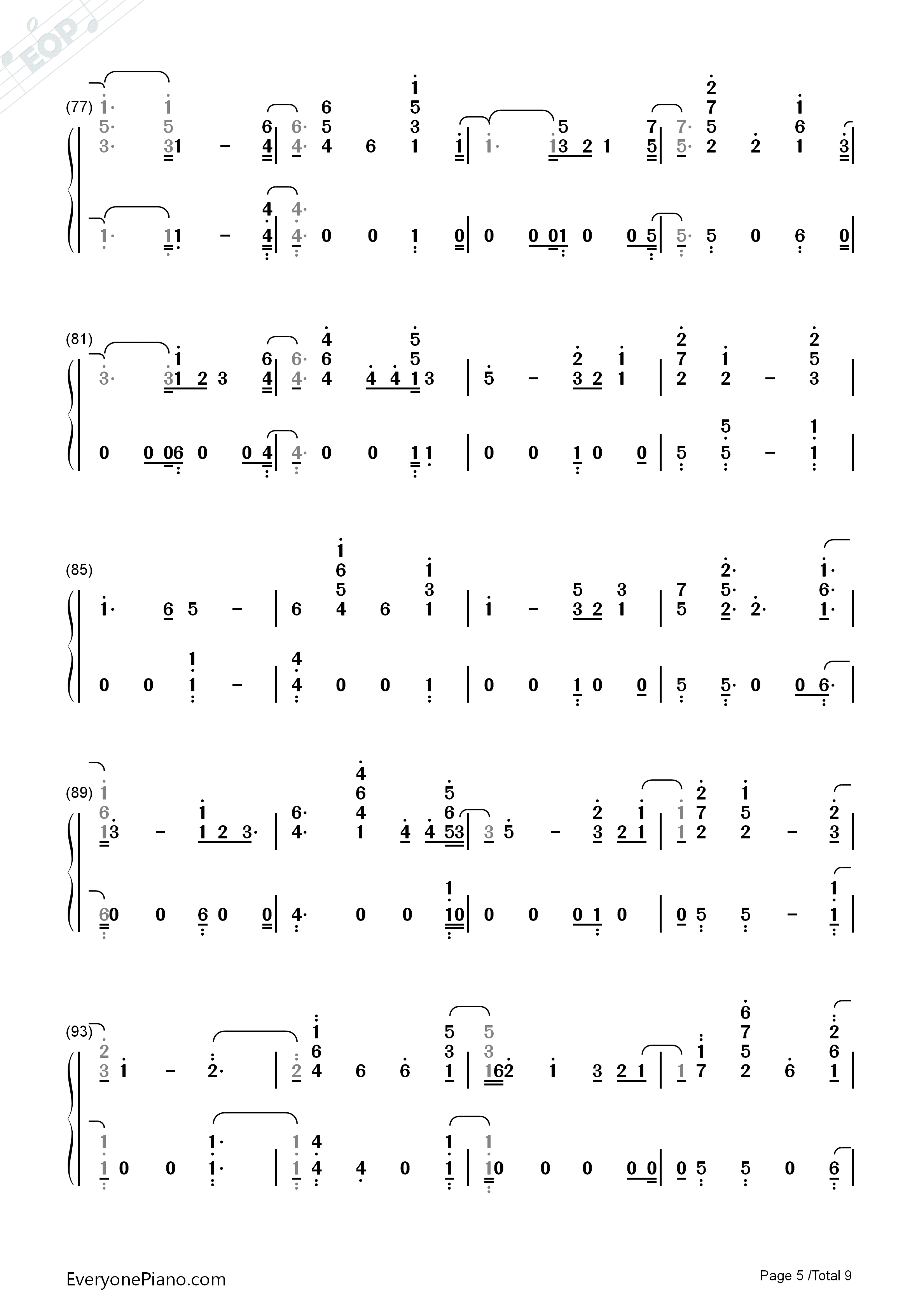 These_Days钢琴简谱_Rudimental演唱