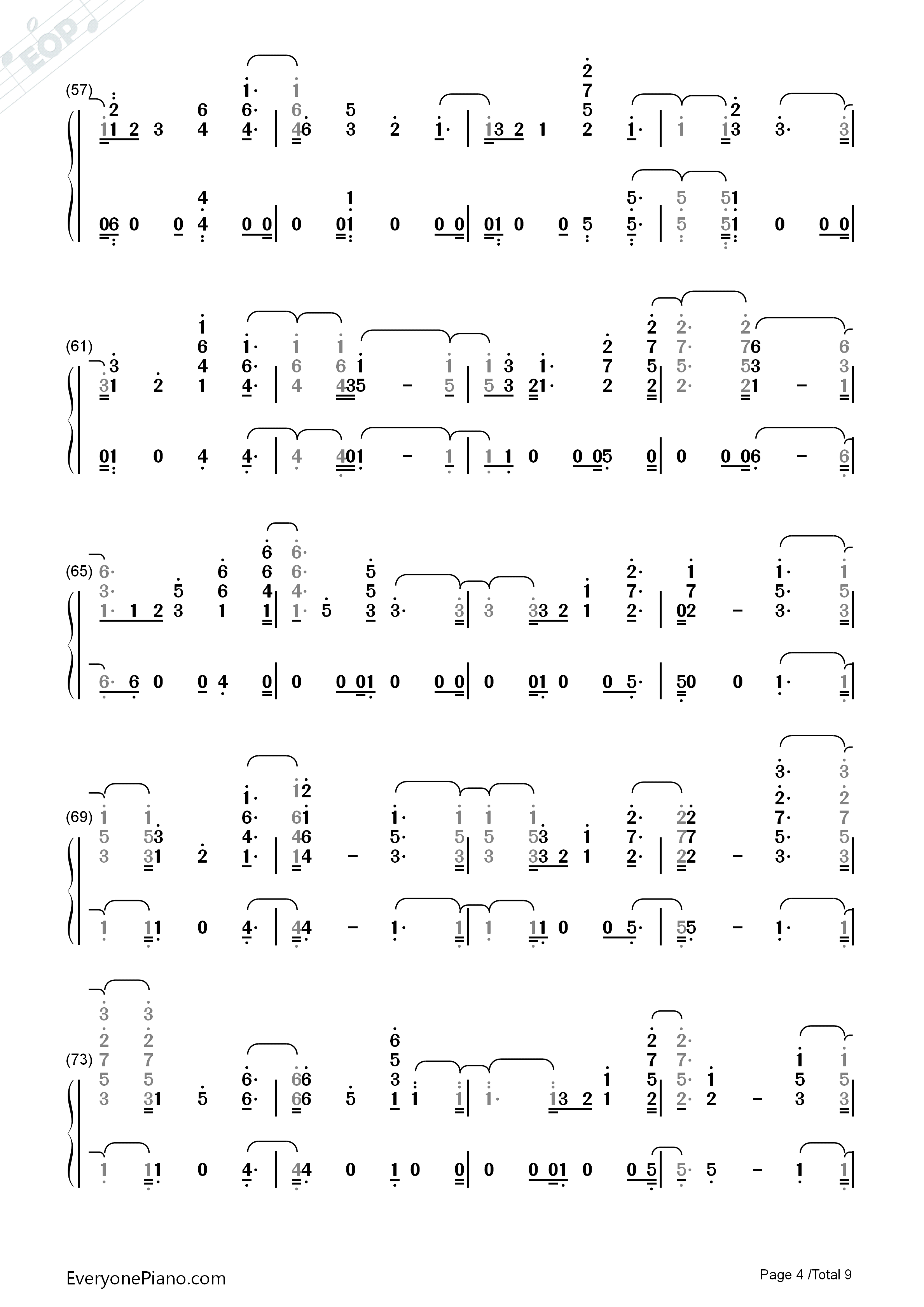 These_Days钢琴简谱_Rudimental演唱