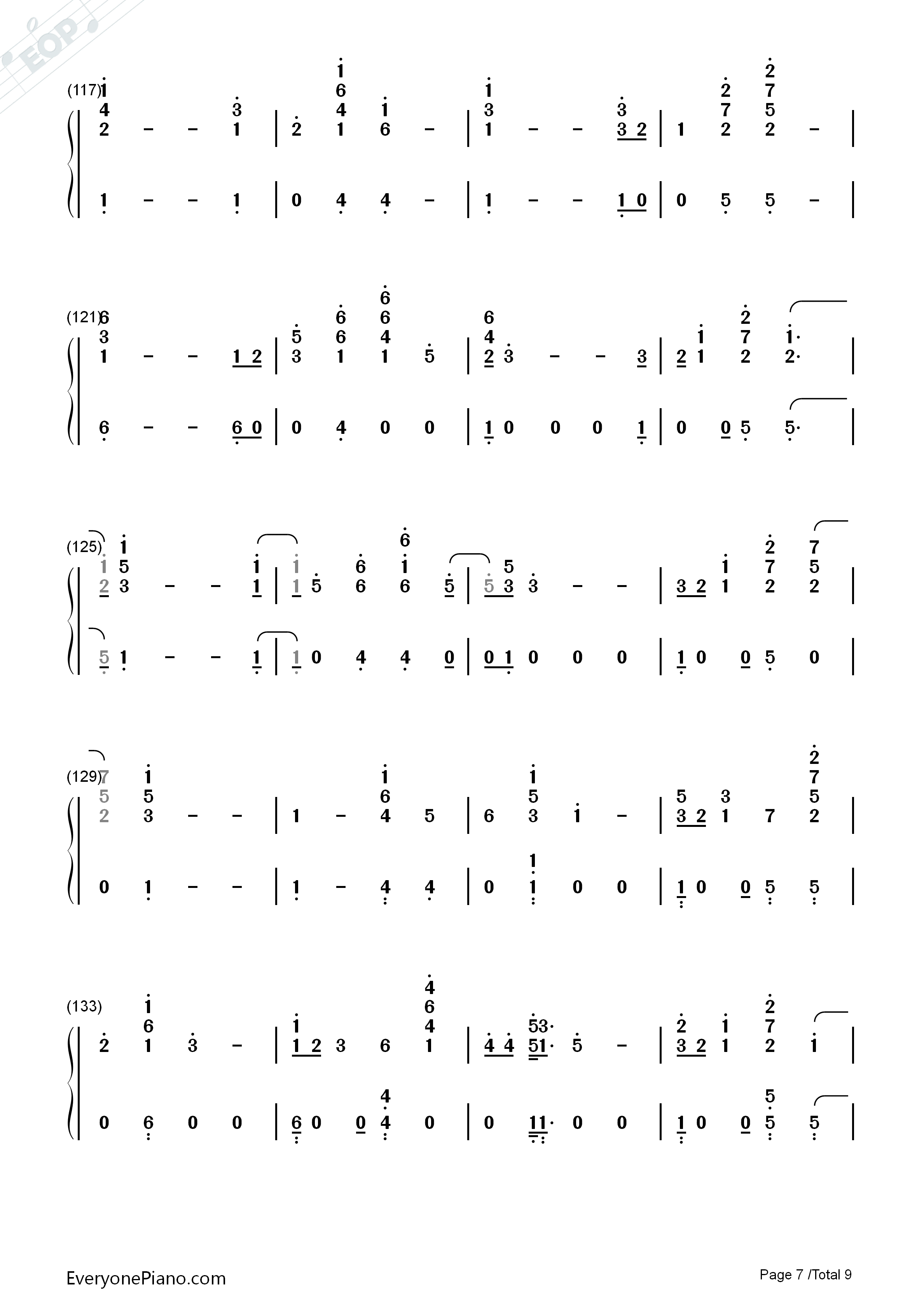 These_Days钢琴简谱_Rudimental演唱