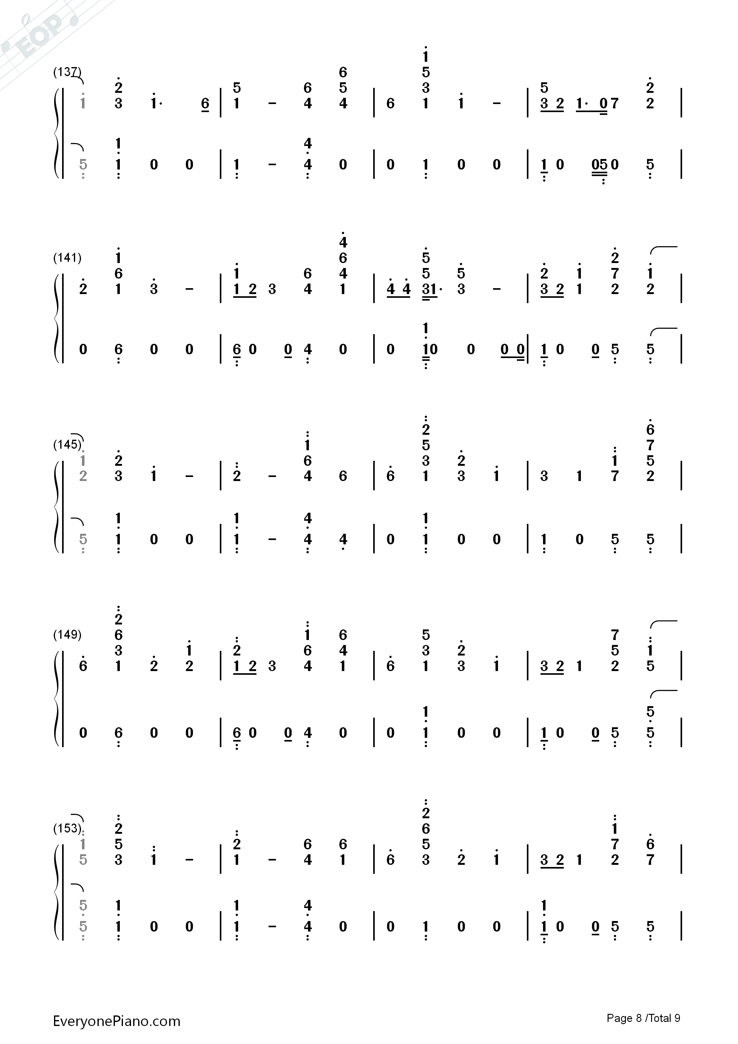 These_Days钢琴简谱_Rudimental演唱