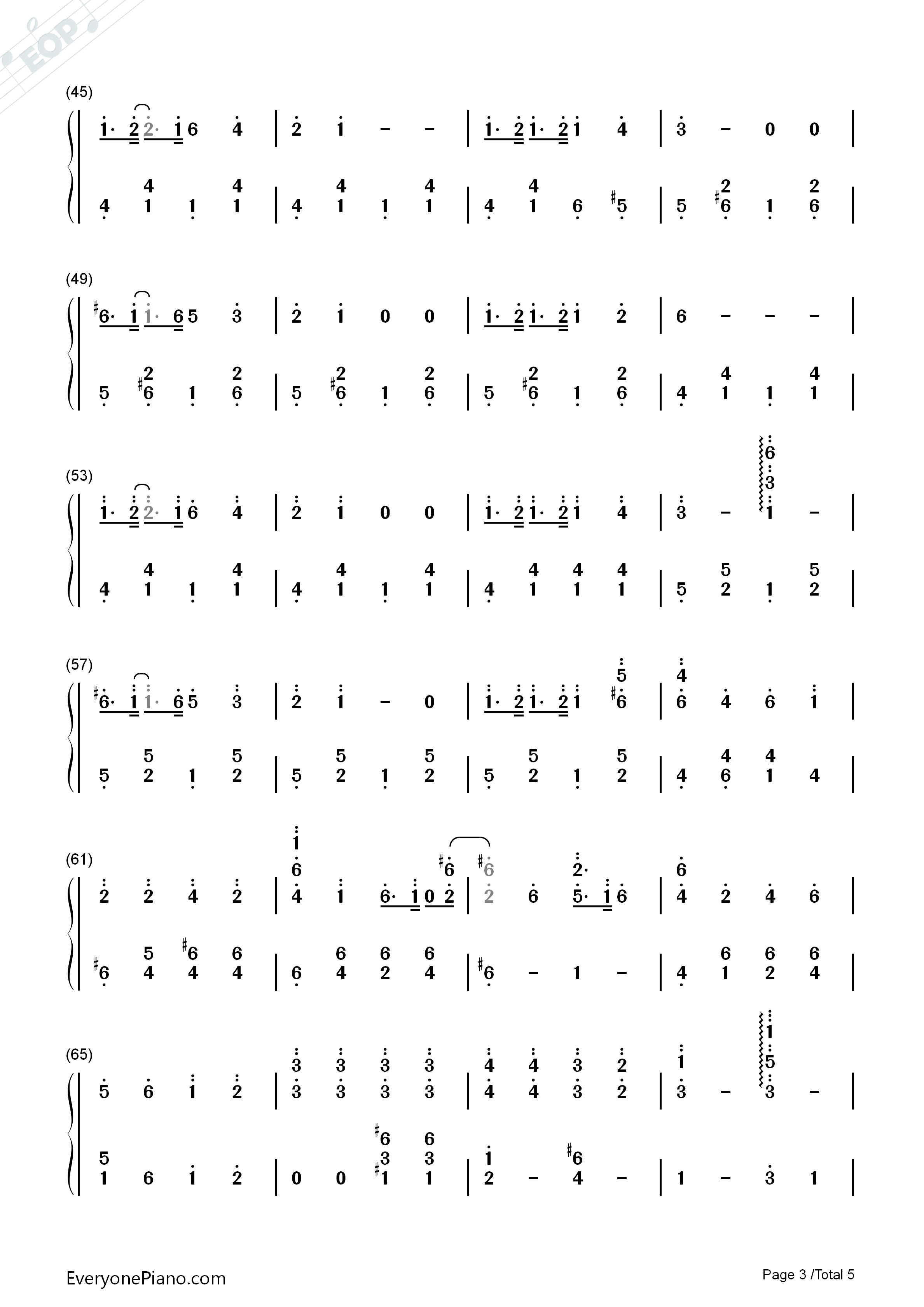 Rudolph_the_Red钢琴简谱_Johnny_Marks演唱