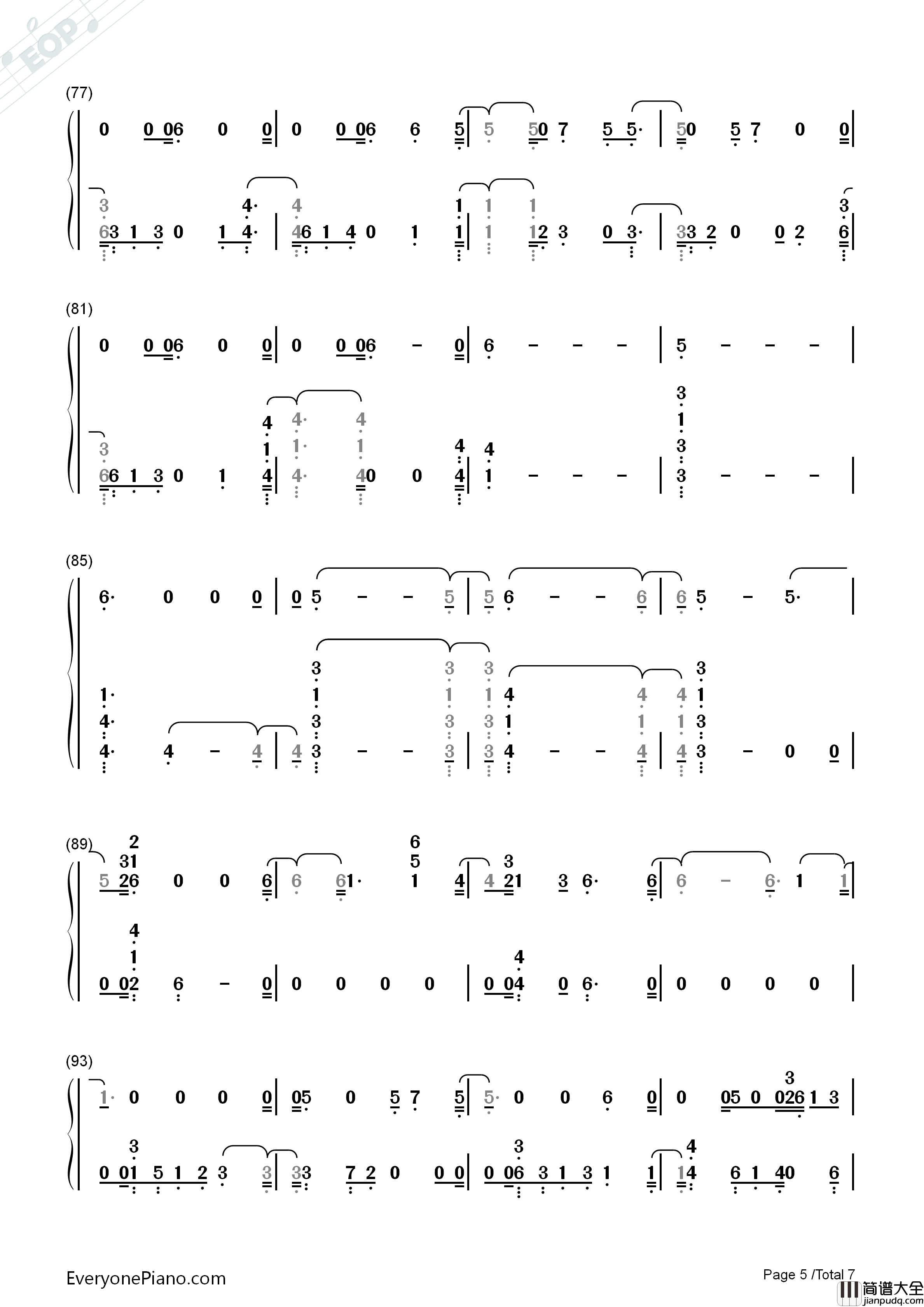 Homesick钢琴简谱_Dua_Lipa演唱