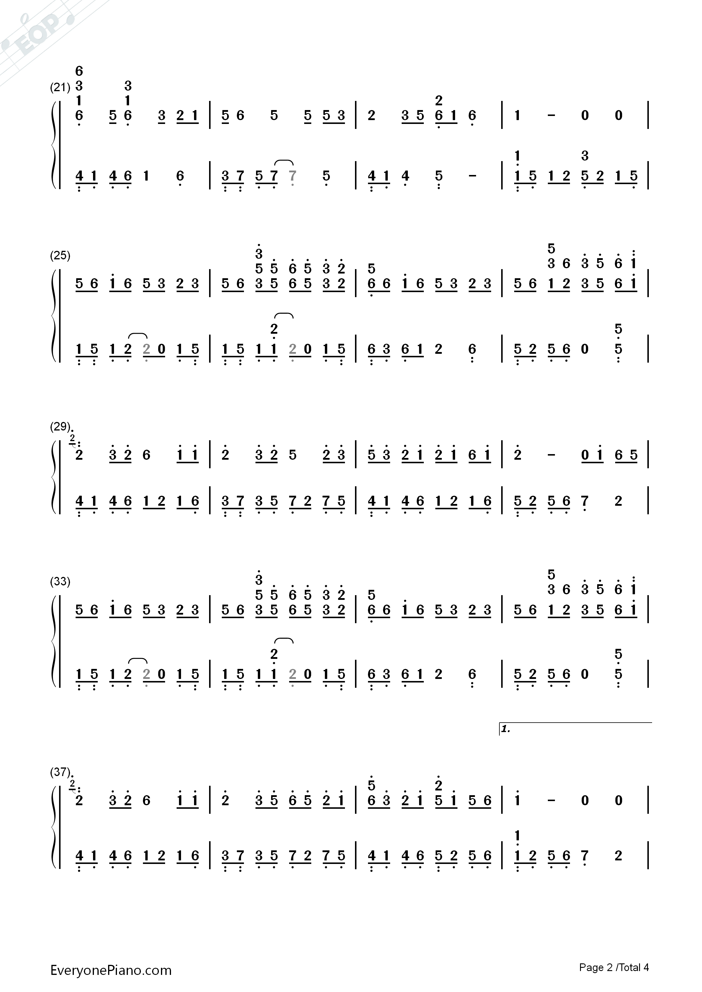 前尘如梦钢琴简谱_洛天依演唱