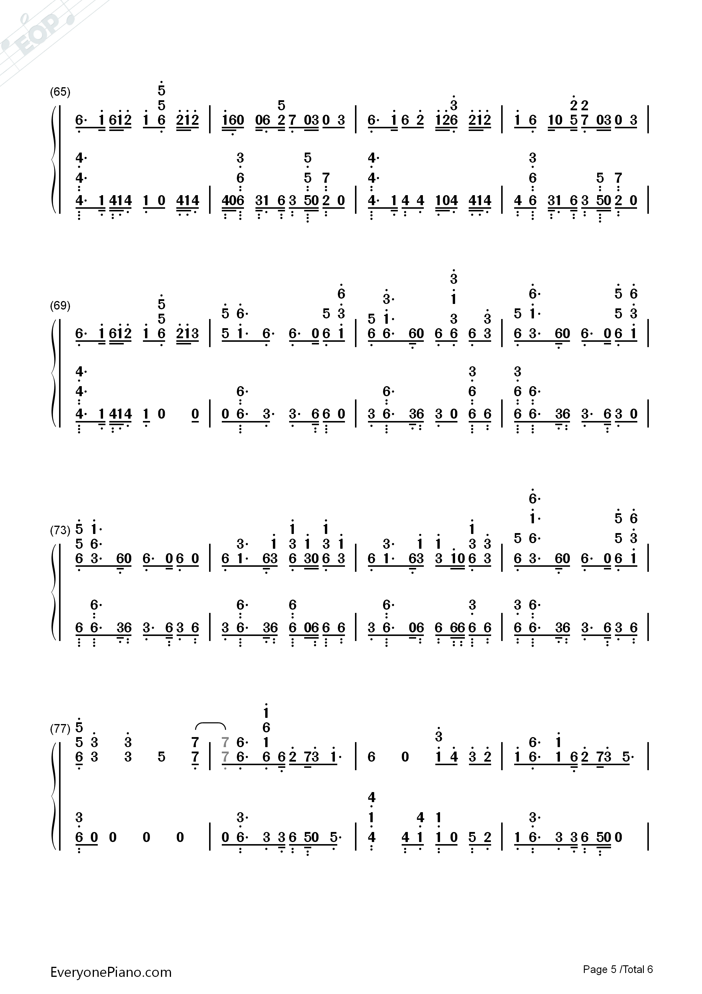 Colors钢琴简谱_Jason_Derulo演唱