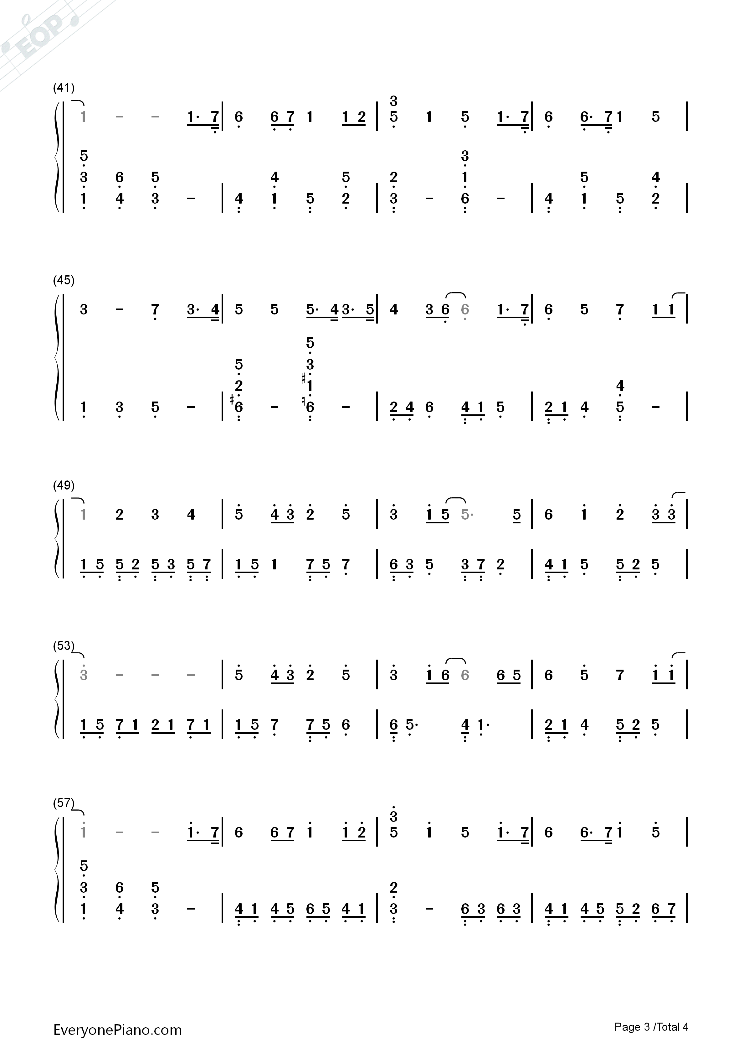 妈妈宝贝钢琴简谱_李冰冰演唱