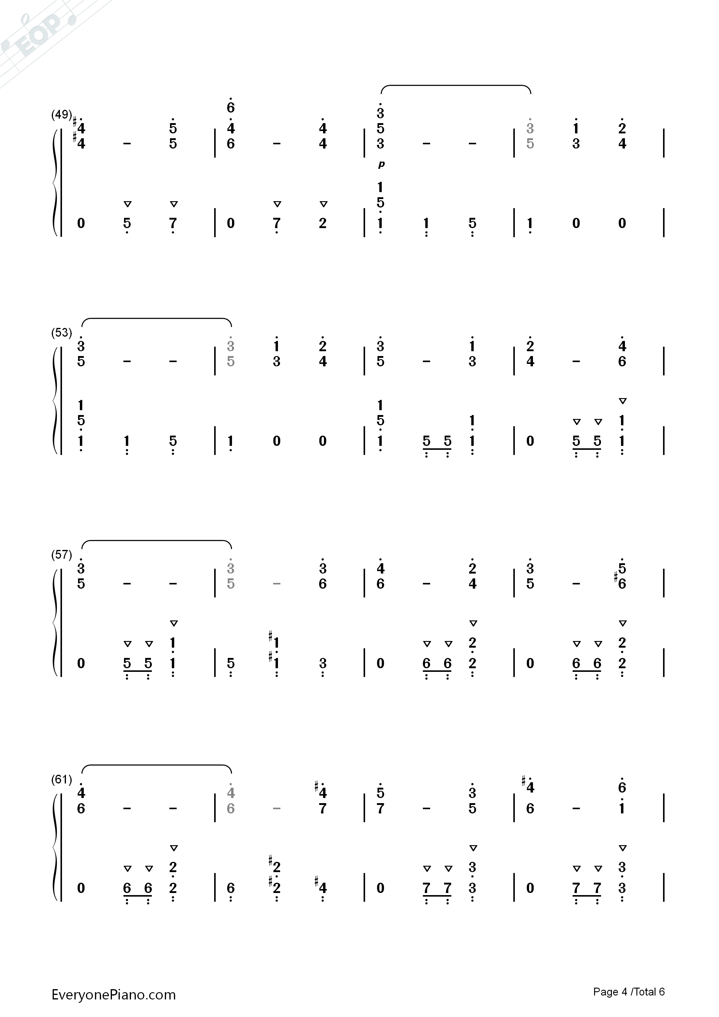 B大调第一钢琴三重奏钢琴简谱_勃拉姆斯演唱