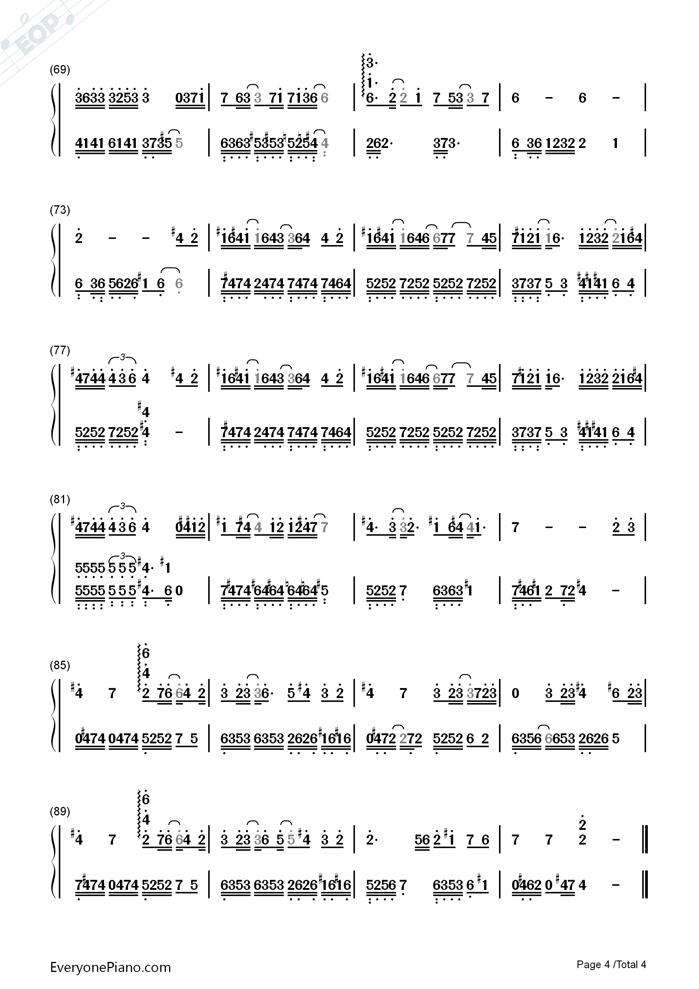 同道殊途钢琴简谱_litterzy演唱