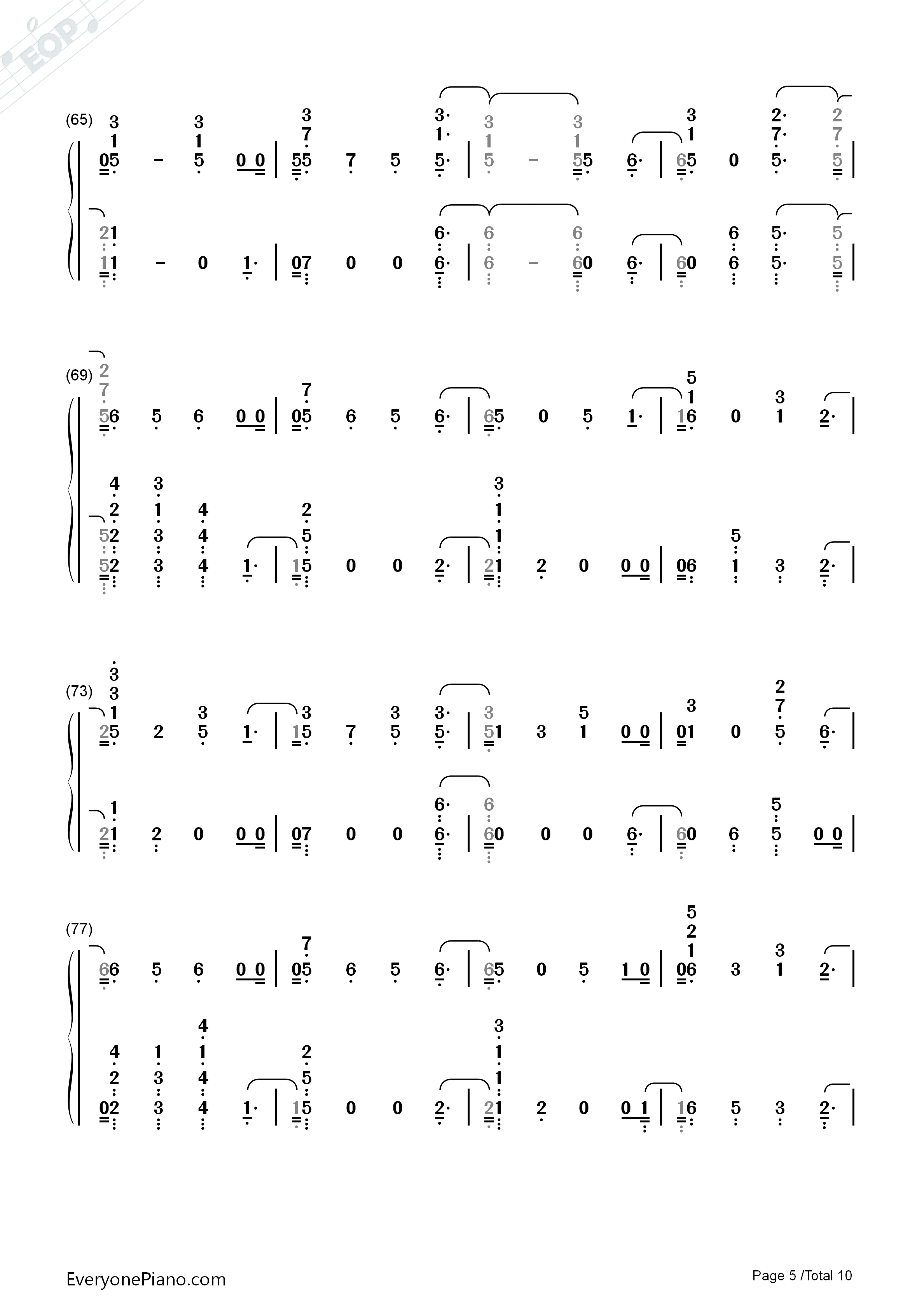 Morning_Light钢琴简谱_Justin_Timberlake_Alicia_Keys演唱