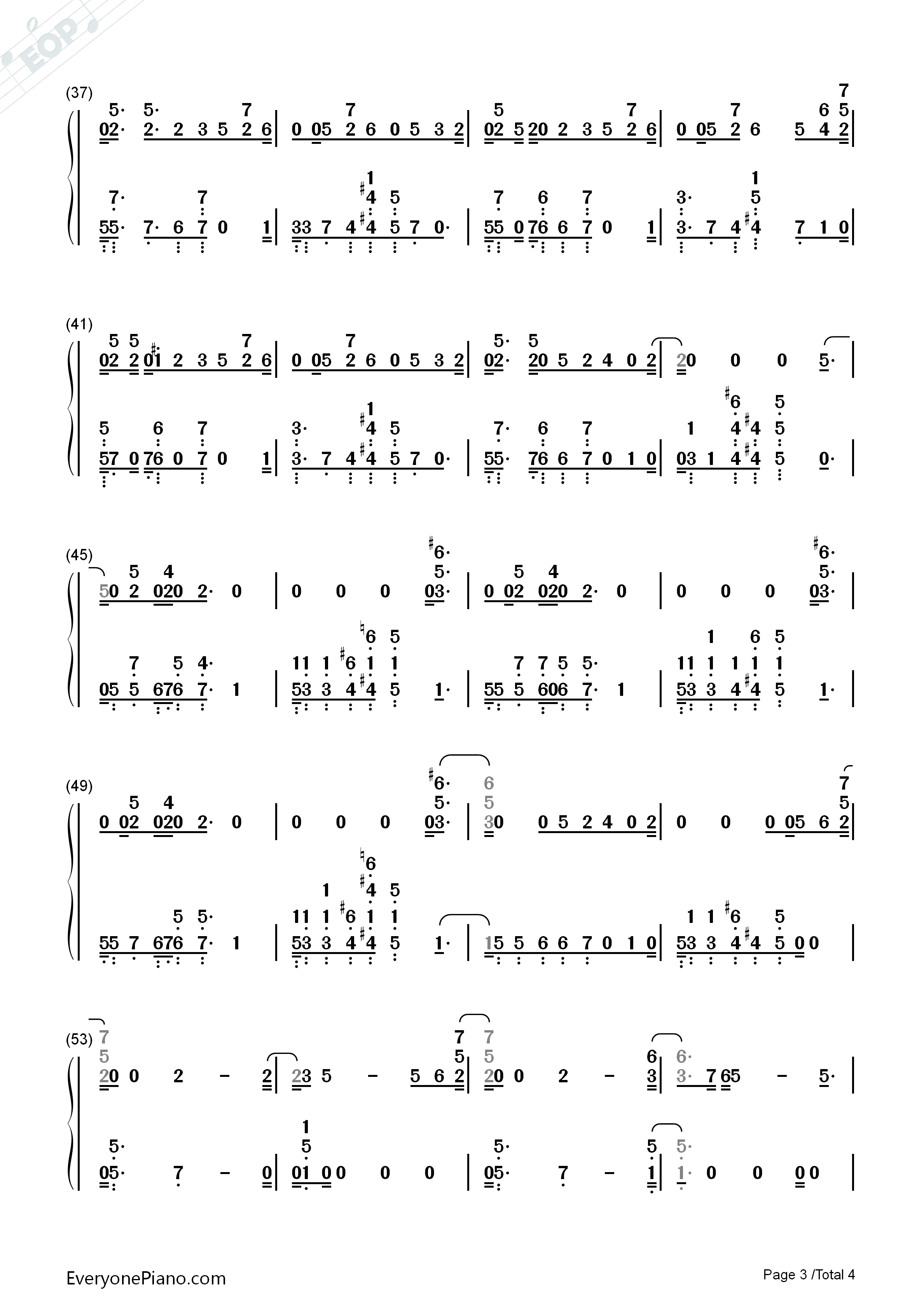 No_Excuses钢琴简谱_Meghan_Trainor演唱