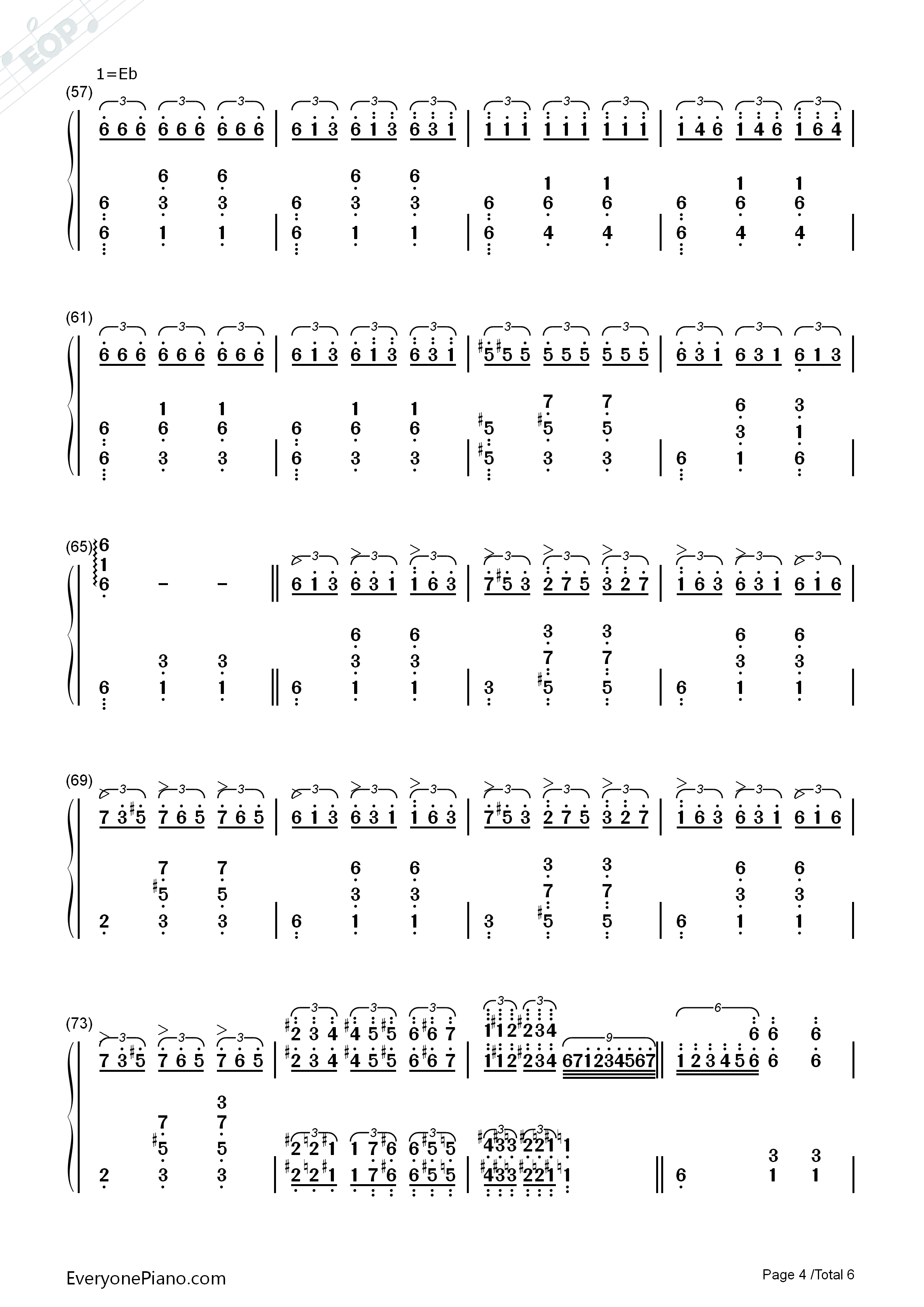 钟楼上的华尔兹钢琴简谱_未知演唱