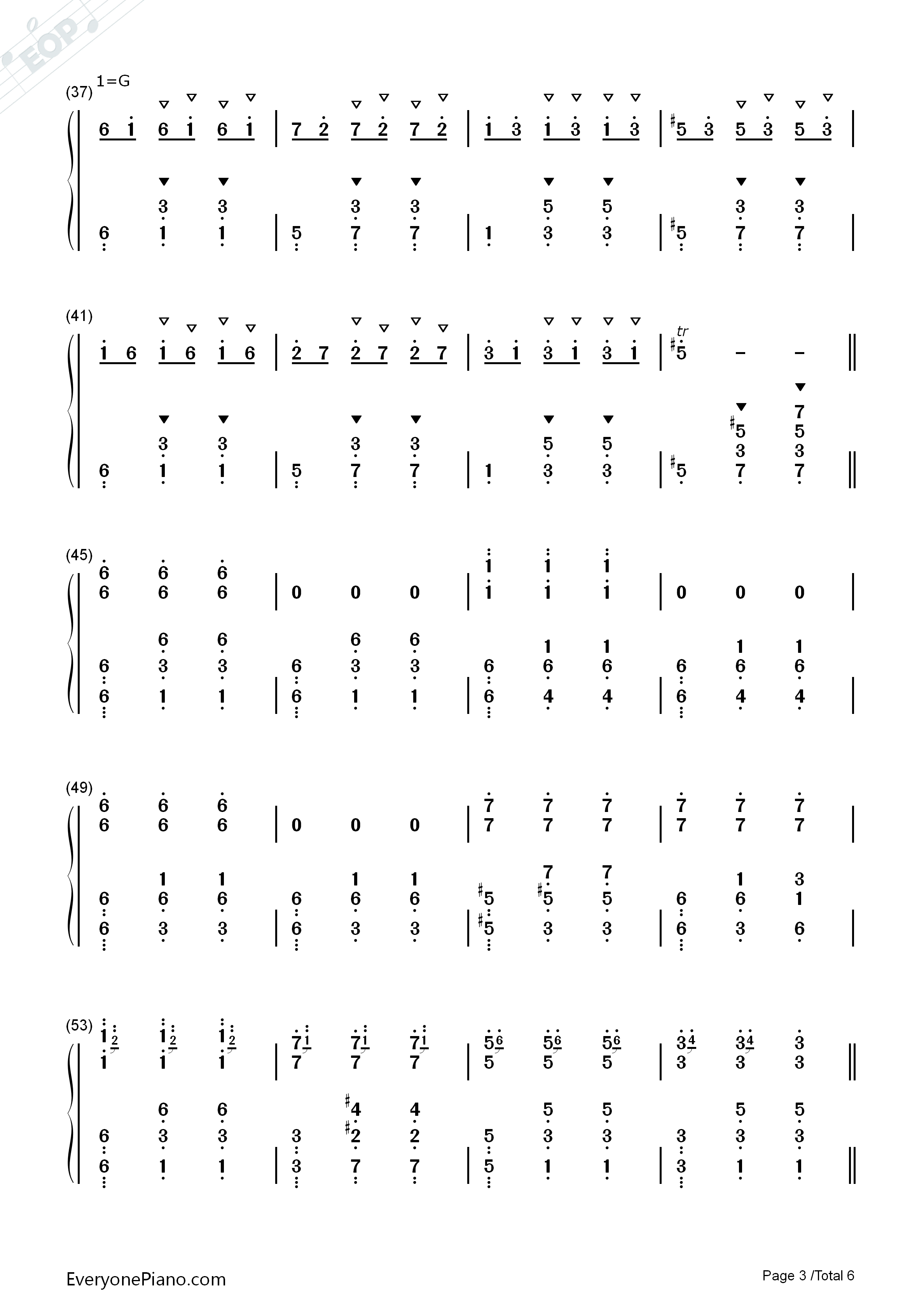 钟楼上的华尔兹钢琴简谱_未知演唱
