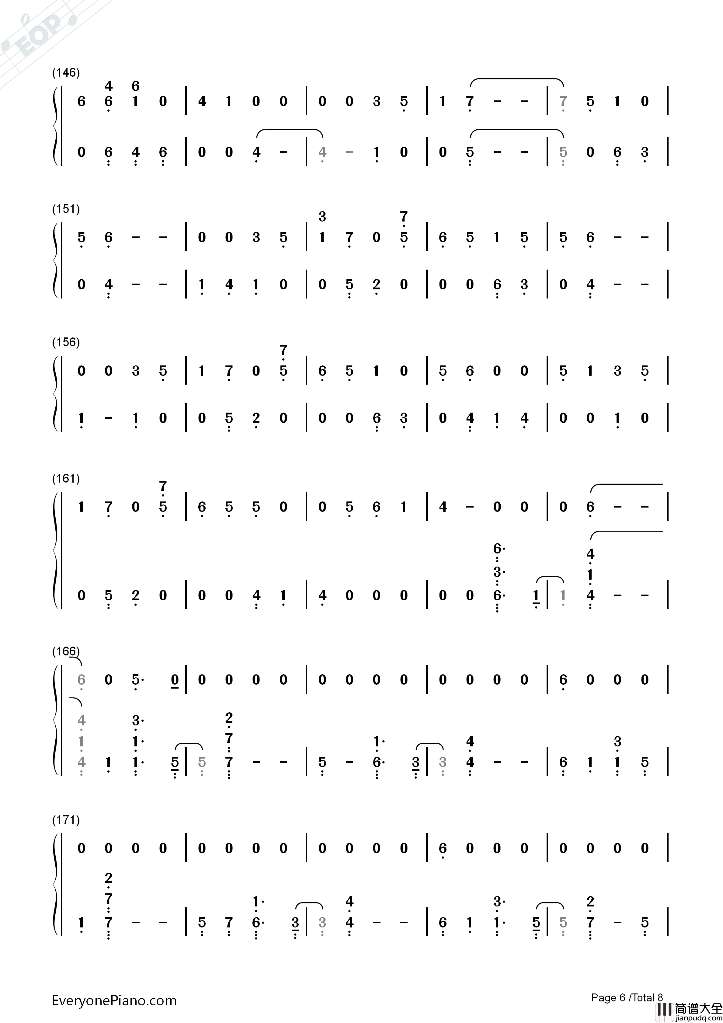 Don't_Give_In钢琴简谱_Snow_Patrol演唱