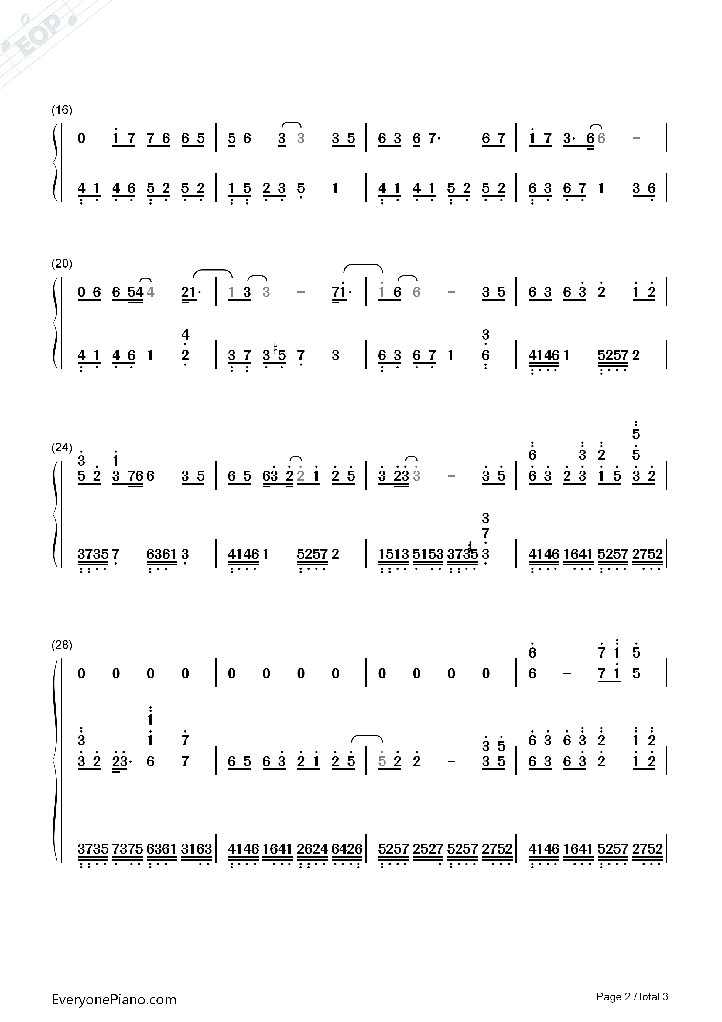 千秋钢琴简谱_孙楠演唱