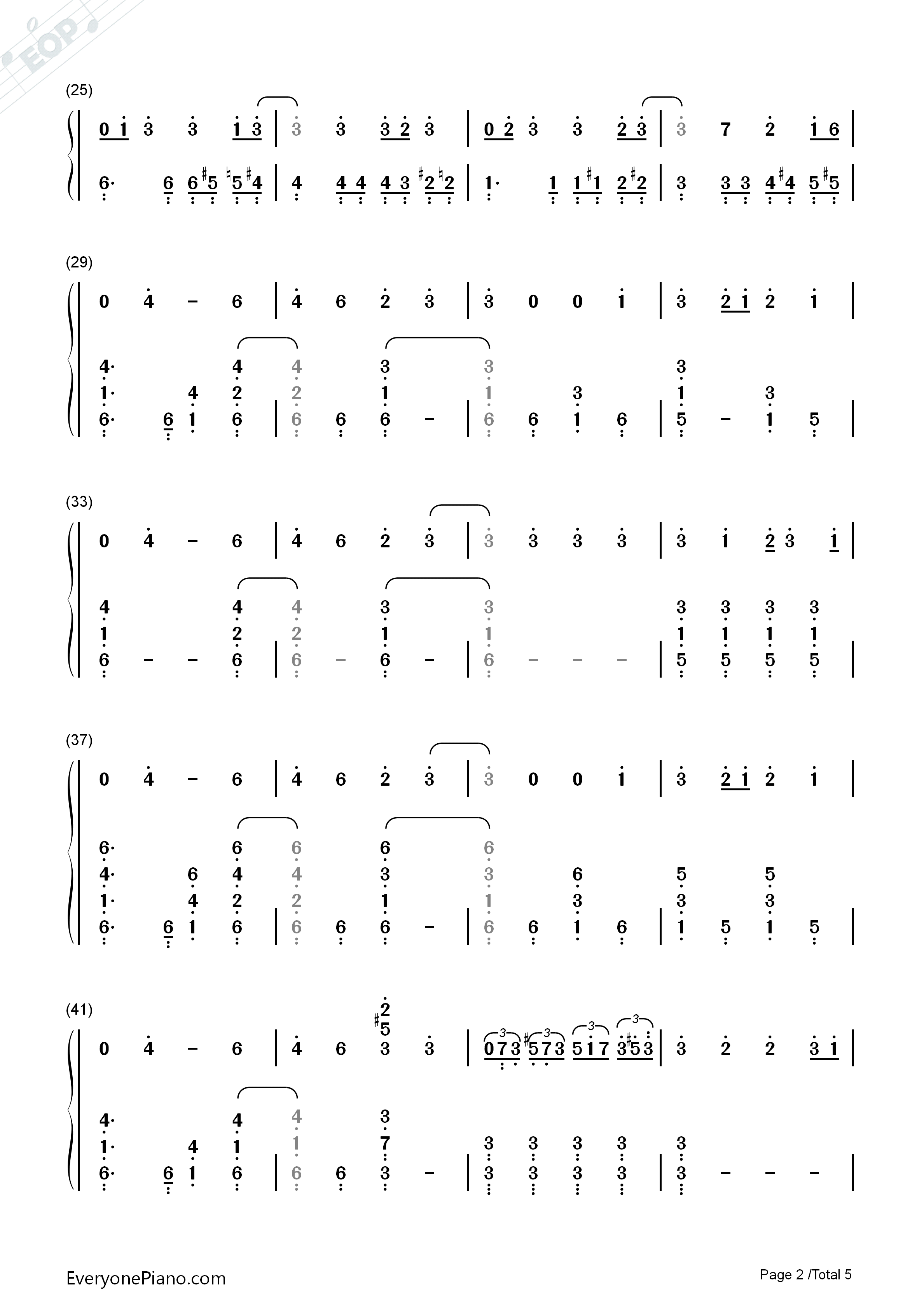 Thought_Contagion钢琴简谱_Muse演唱