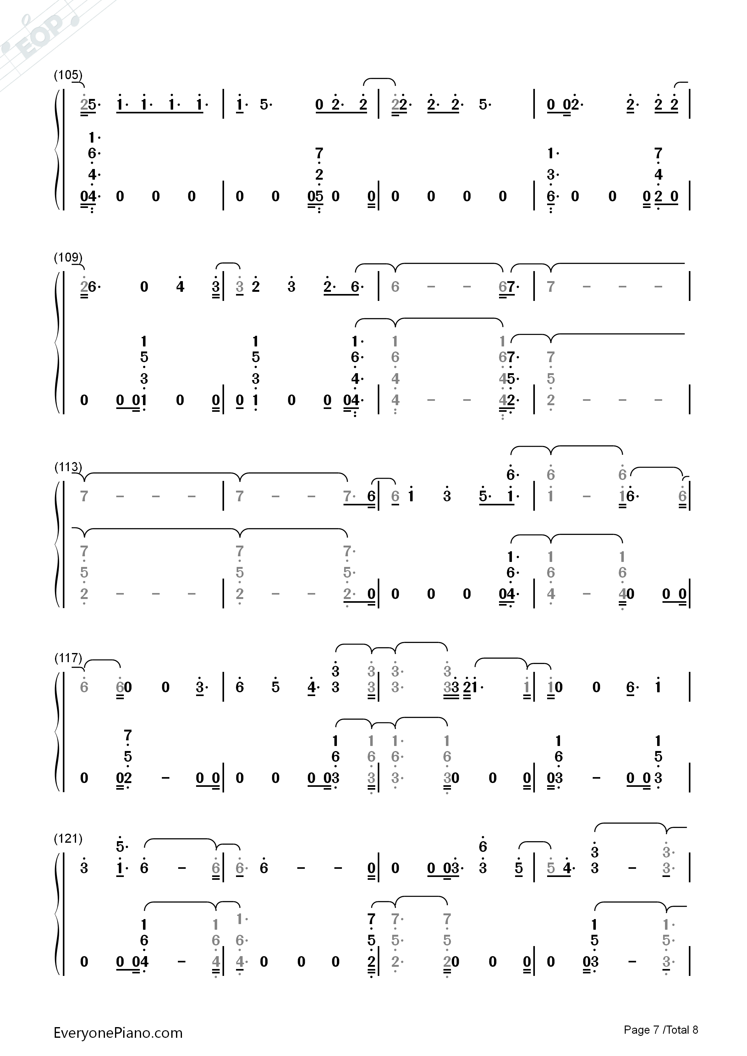 You_Are_The_Reason钢琴简谱_Calum_Scott演唱