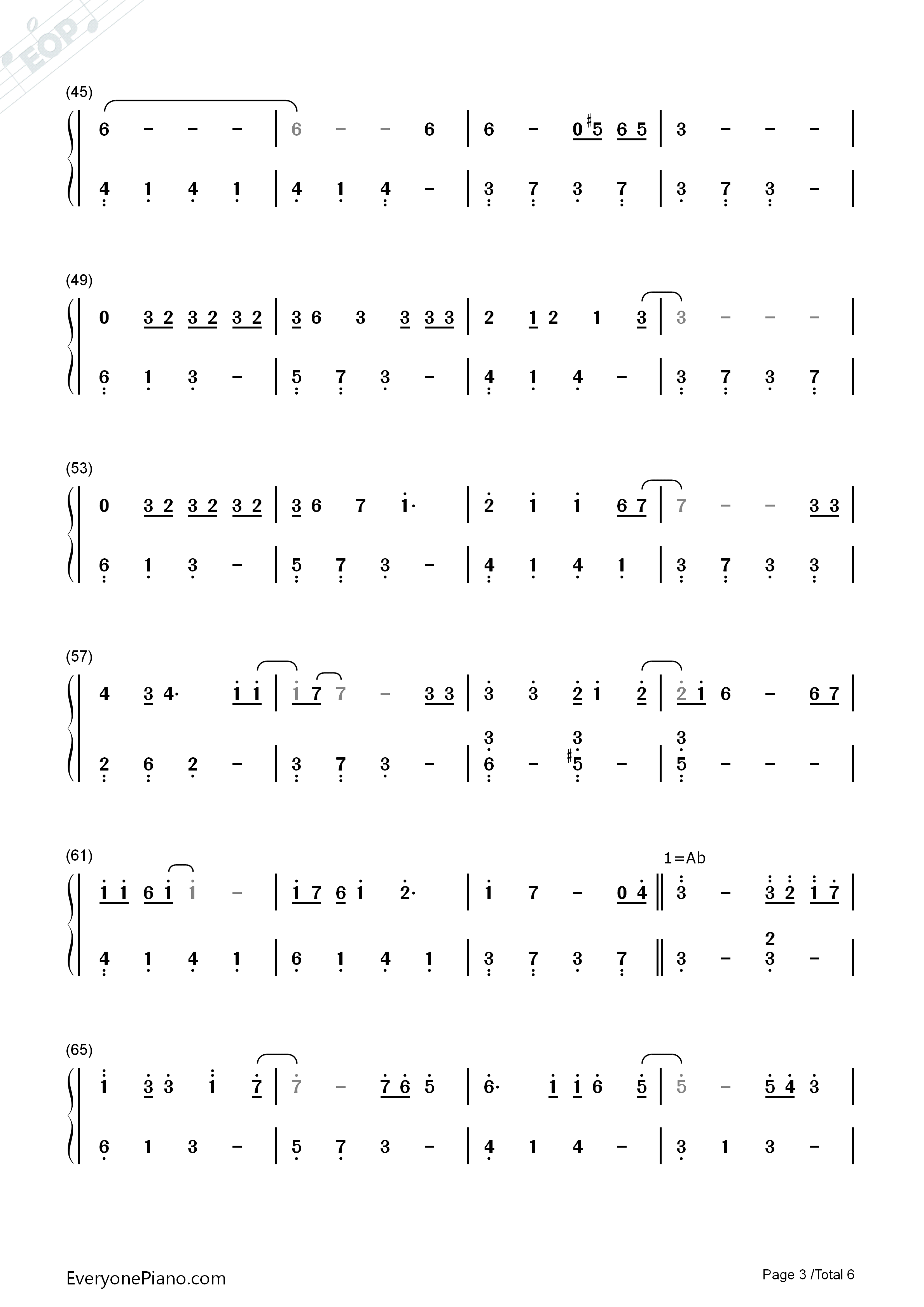 红玫瑰钢琴简谱_张碧晨演唱