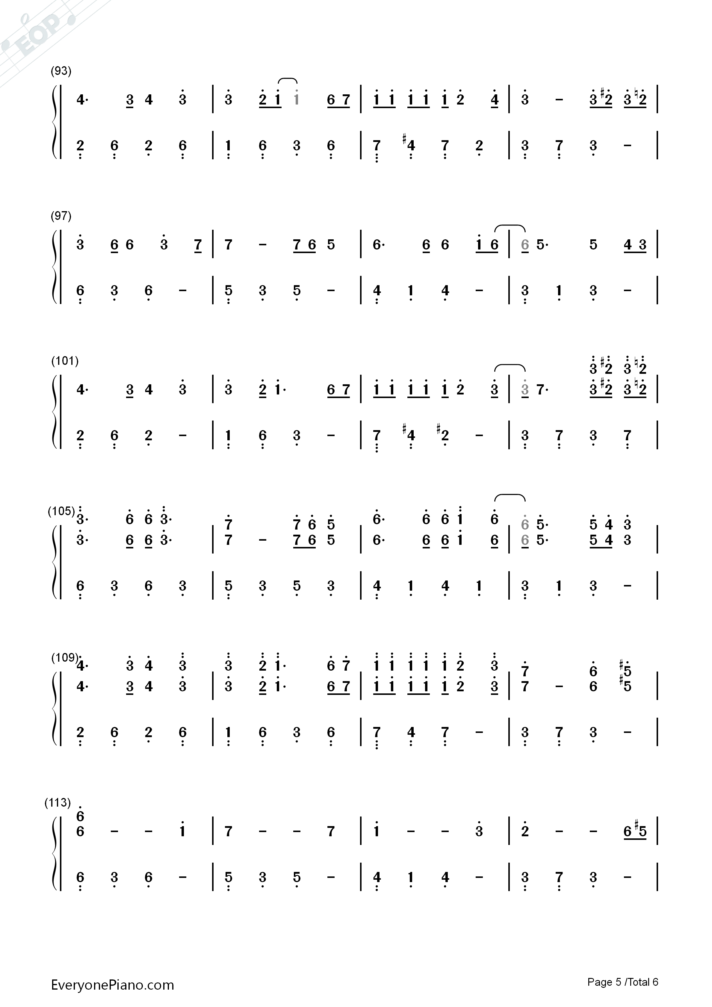 红玫瑰钢琴简谱_张碧晨演唱