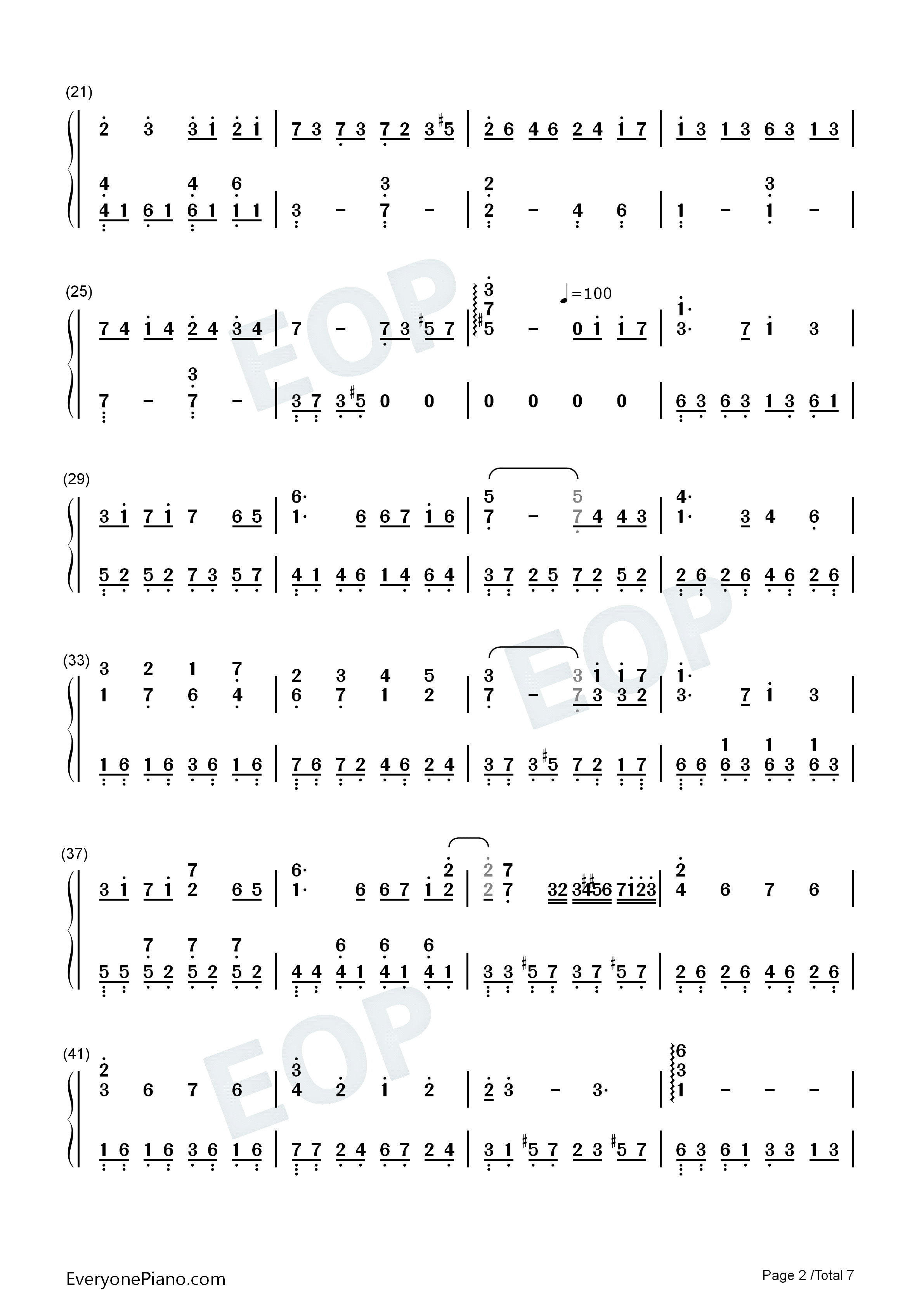 胡桃夹子钢琴简谱_张碧晨演唱