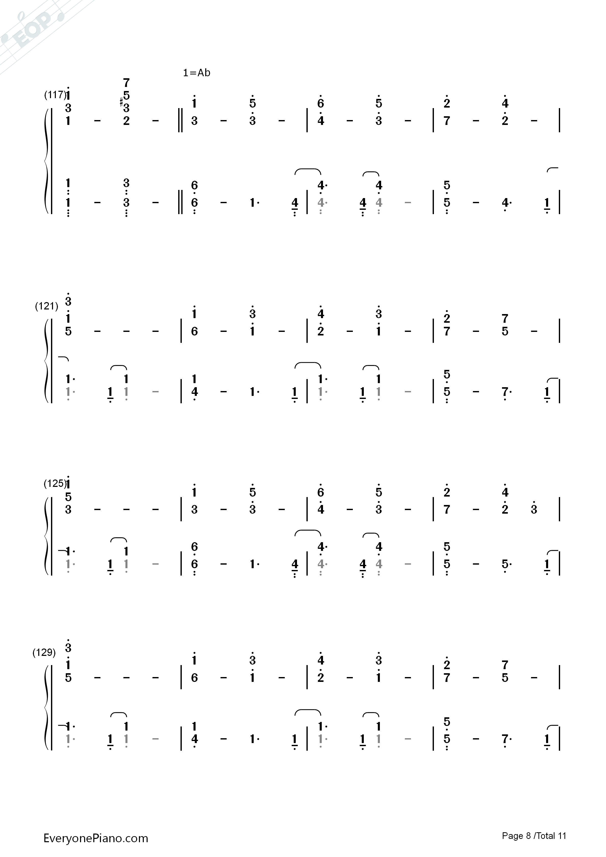 Lemon钢琴简谱_米津玄师演唱