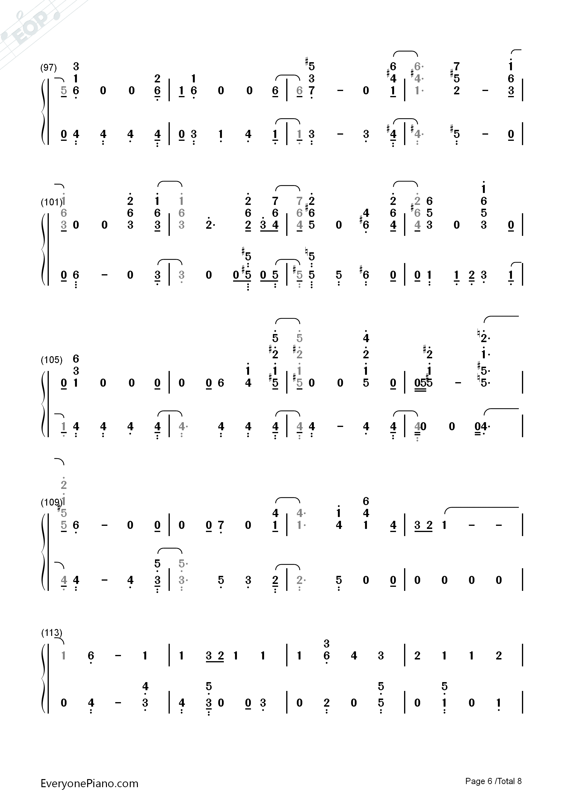 Change钢琴简谱_Charlie_Puth_James_Taylor演唱