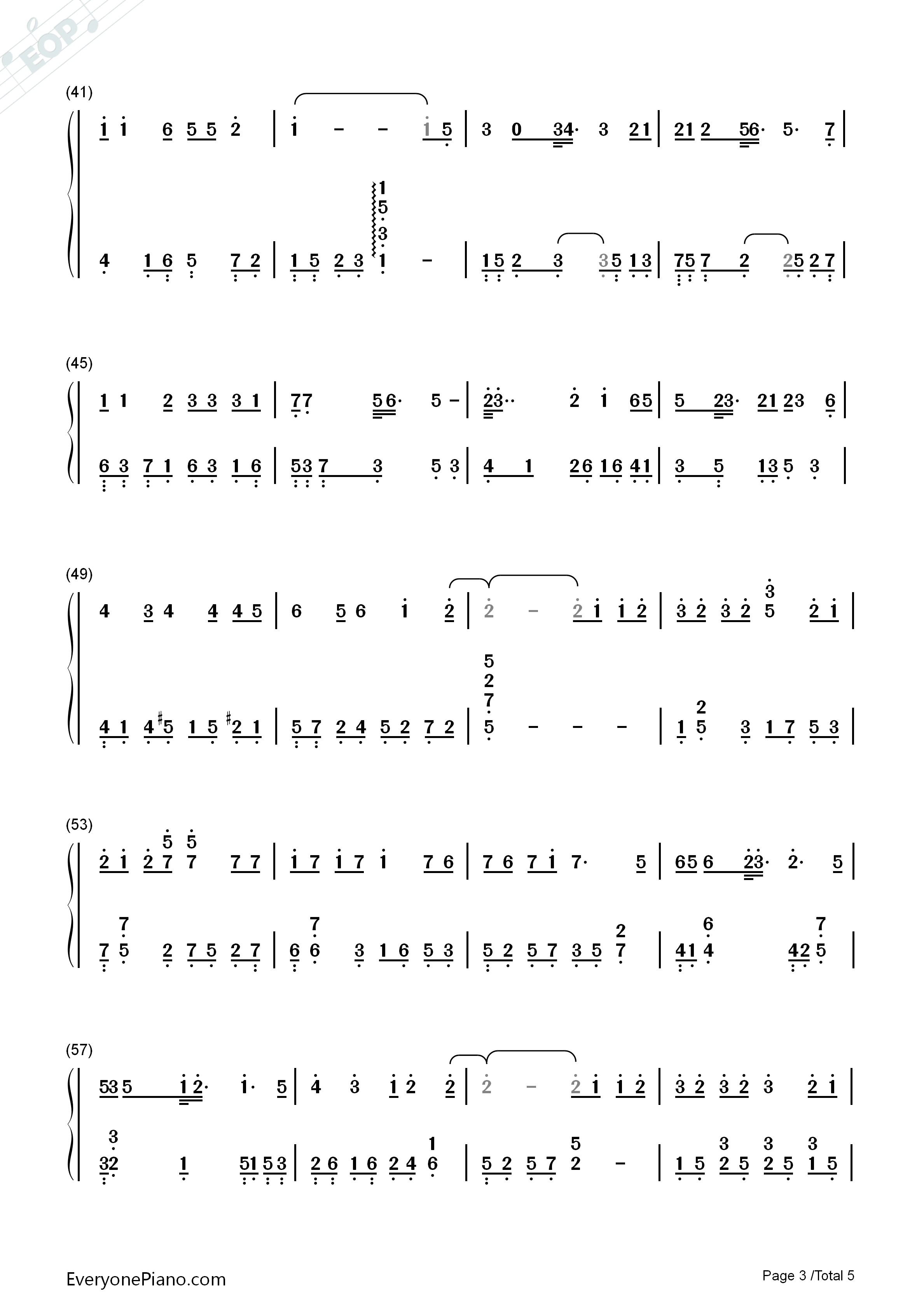 佛系少女钢琴简谱_冯提莫演唱