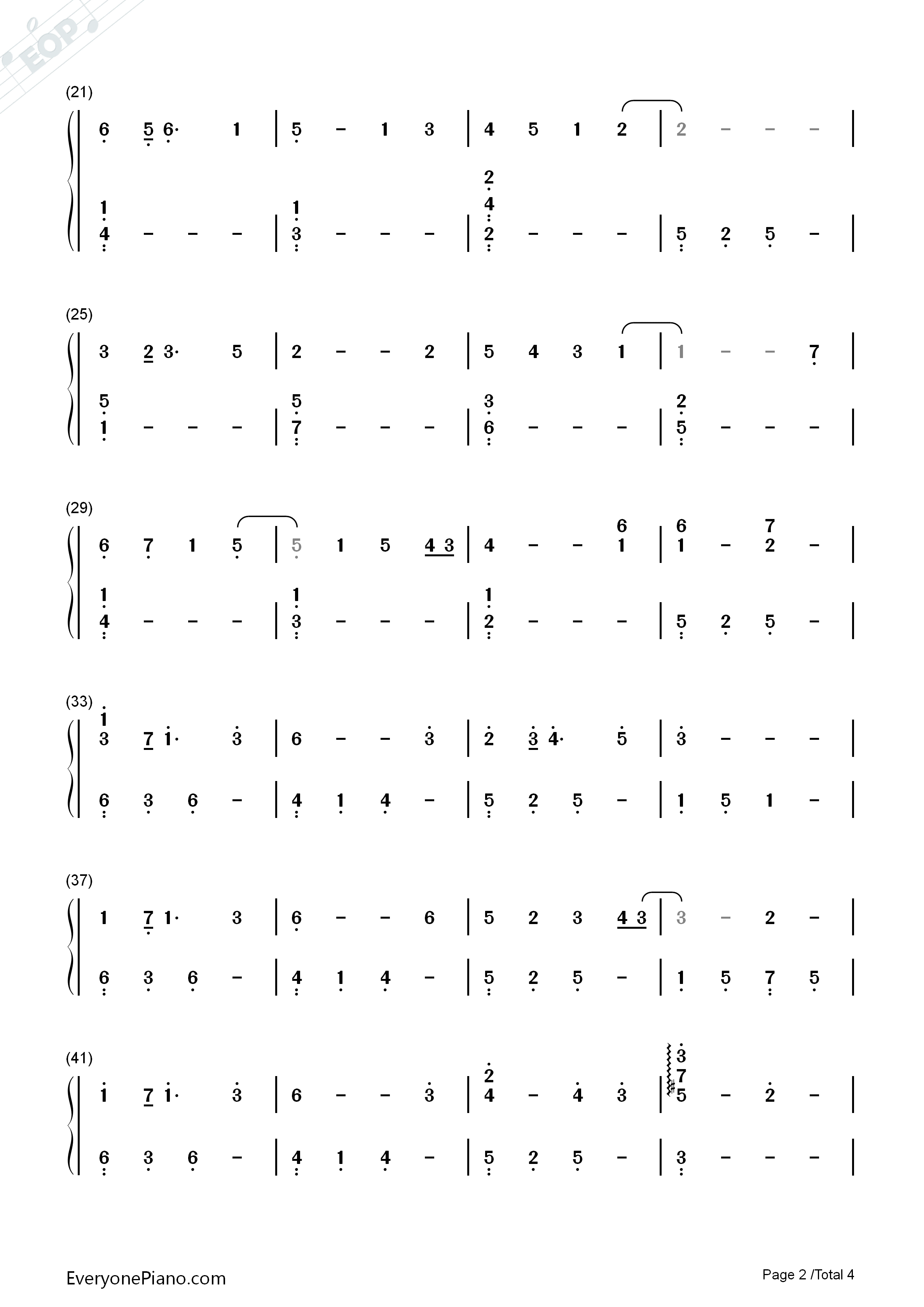 Cry_For_The_Moon钢琴简谱_Epica演唱