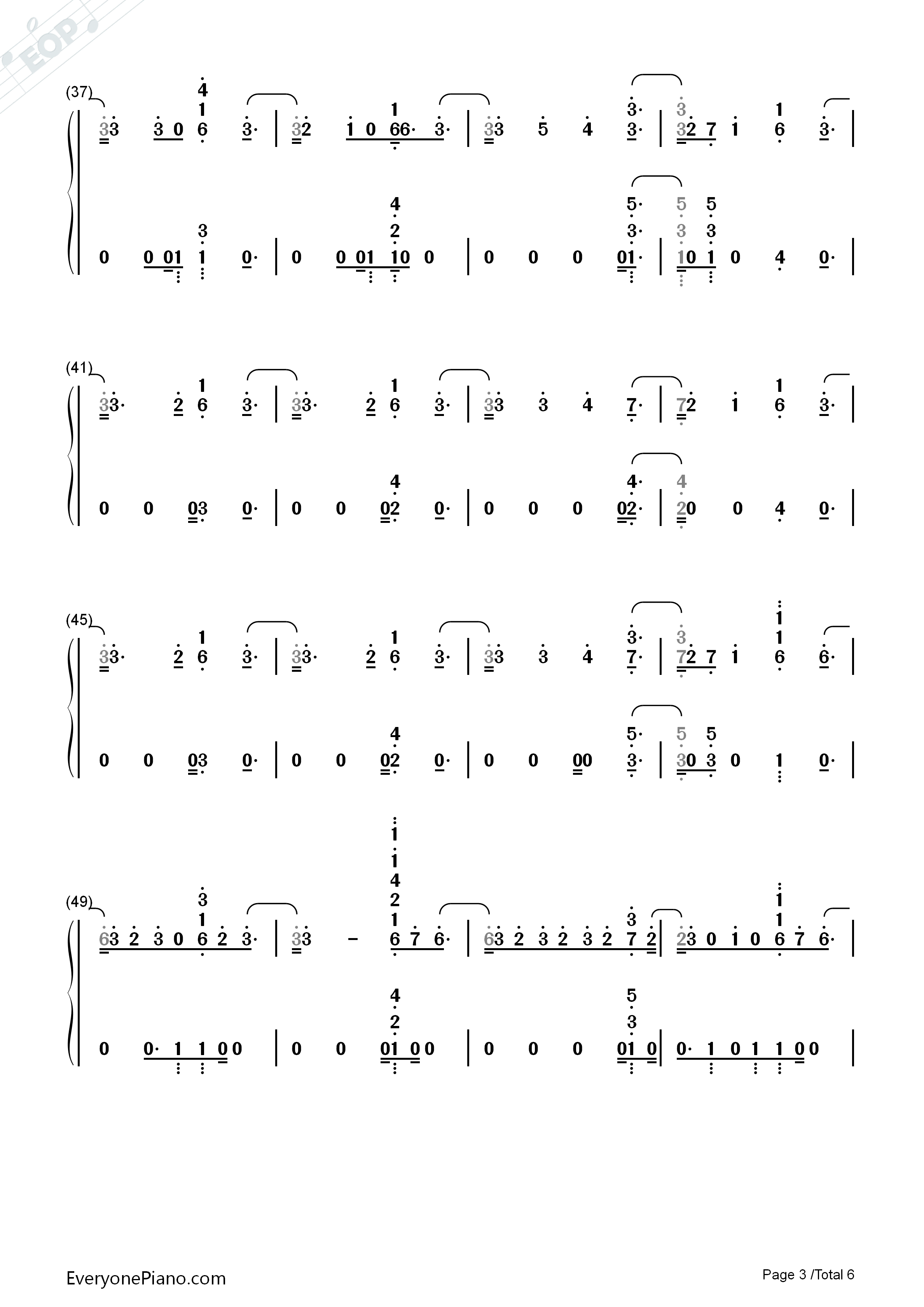 Sad钢琴简谱_XXXTentacion演唱